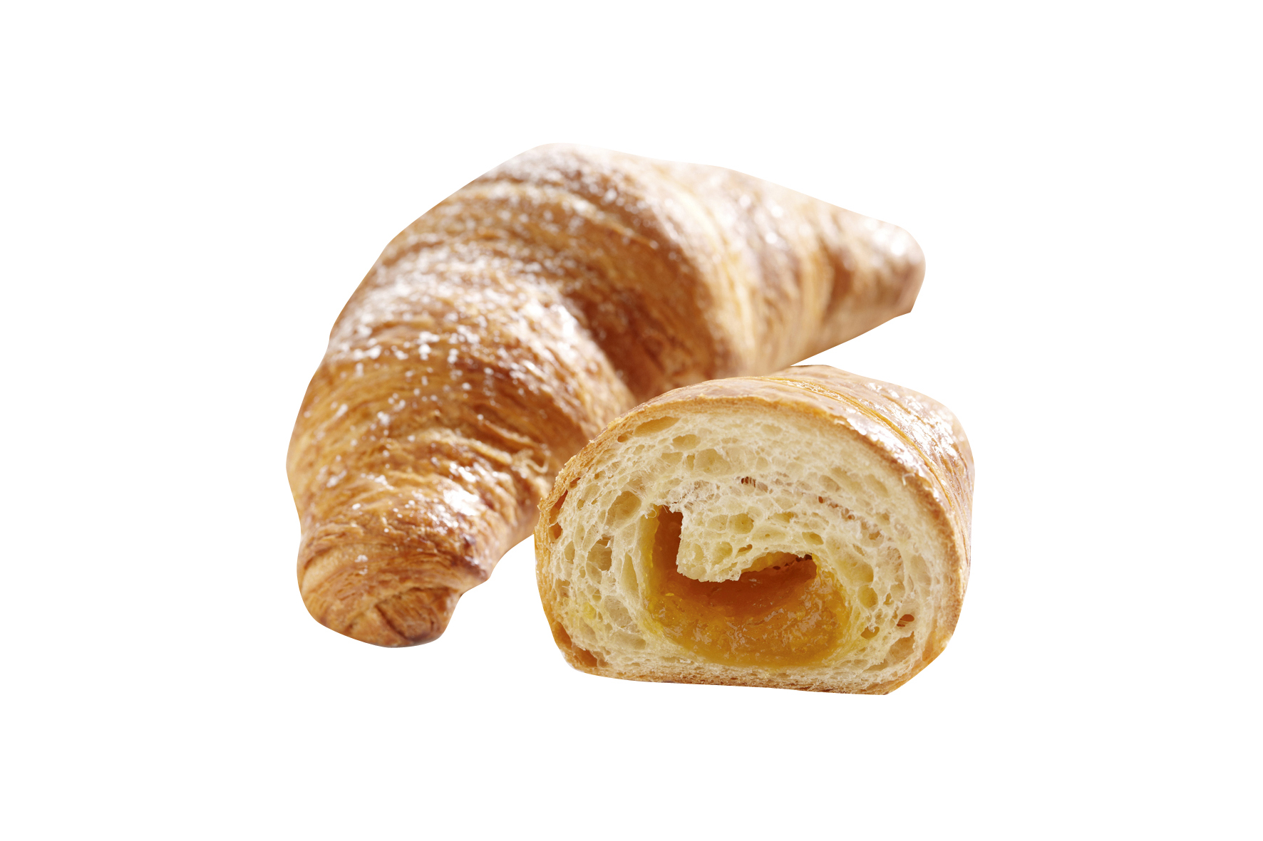 Butter-Croissant mit Aprikosen-Füllung 90g