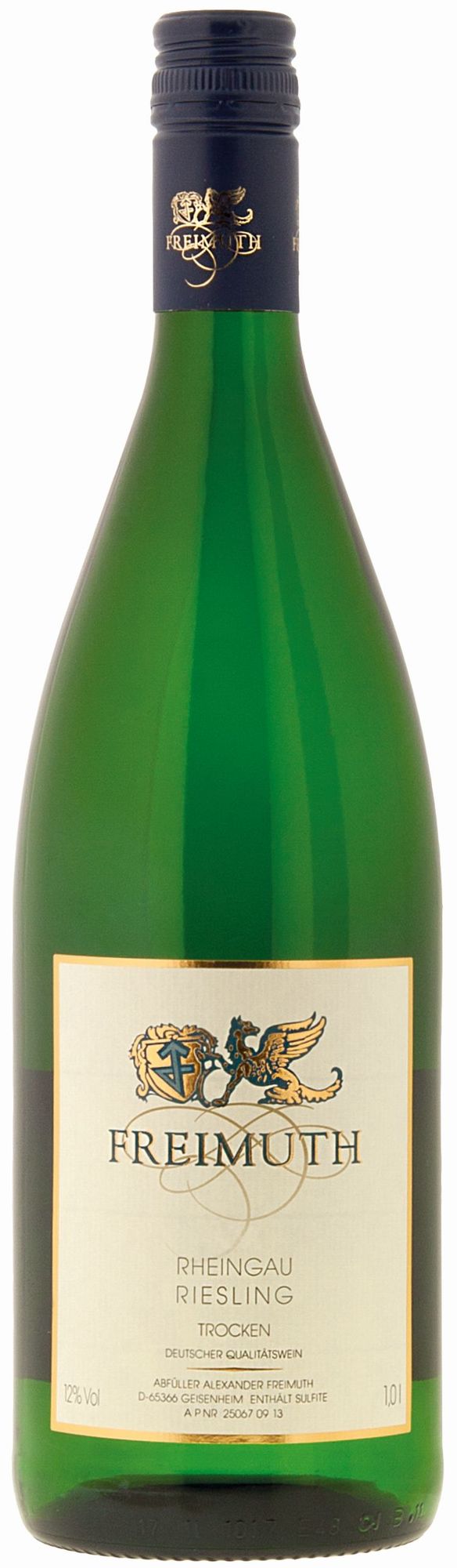 Freimuth Riesling trocken, 1Ltr