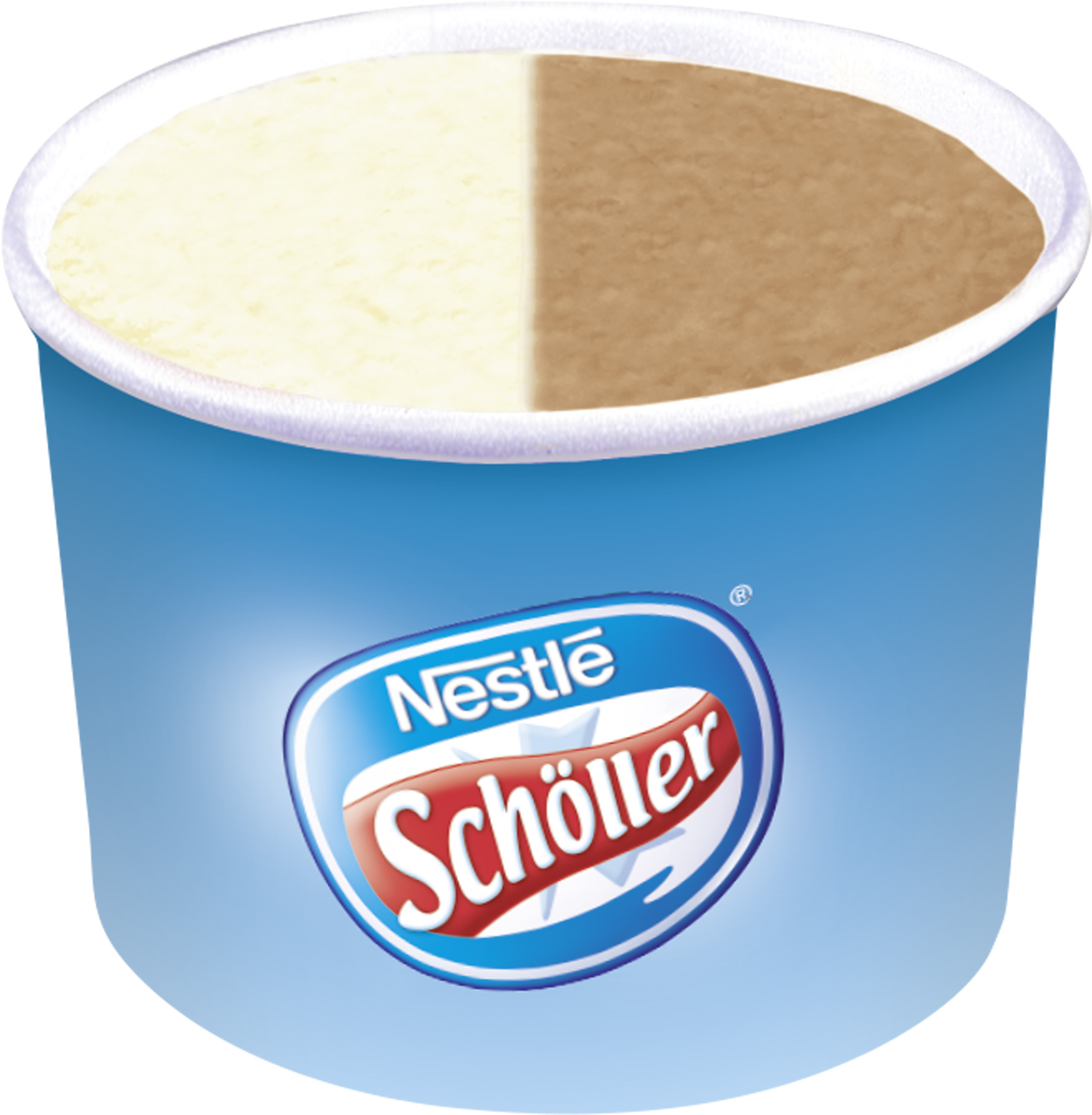 Eisbecher Vanilla/Schoko 85ml