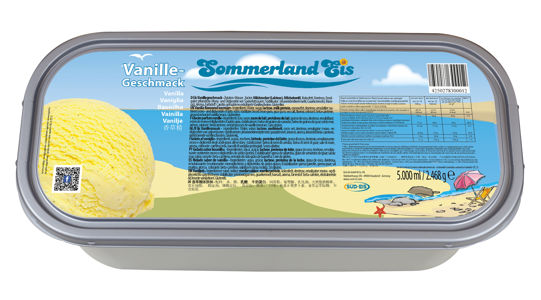 Vanille Eis 5000ml