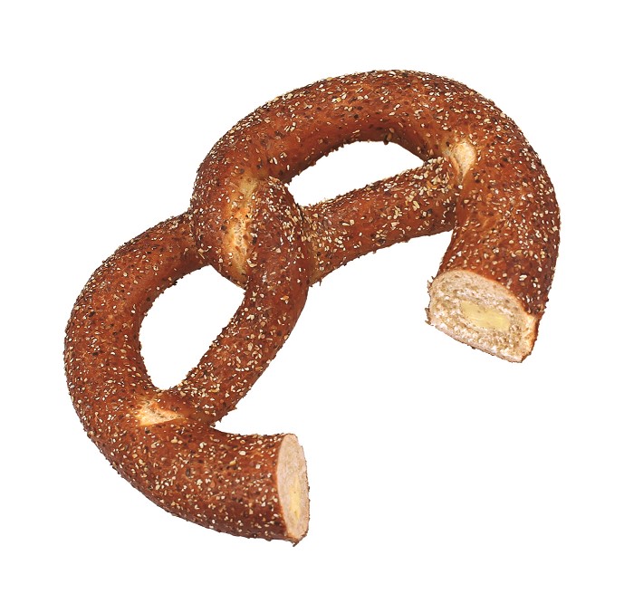 Laugenbrezel mit Knoblauchbutter 82g