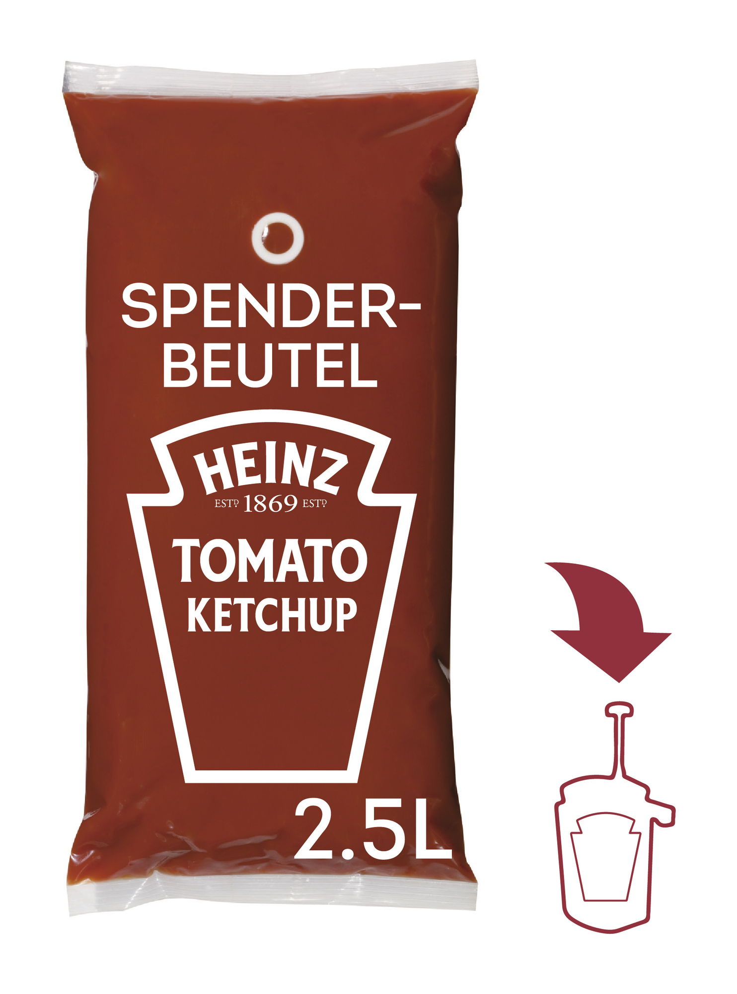 Tomato Ketchup für Sauce-O-Mat System 2500ml