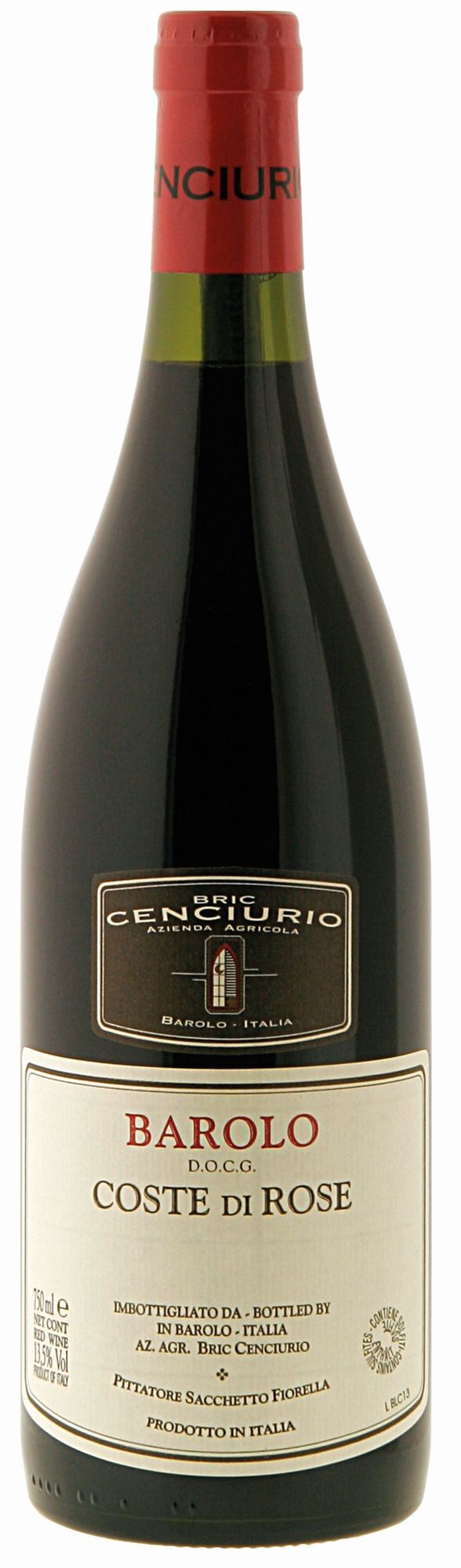 Bric Cenciurio Coste di Rose Barolo, 0,75Ltr