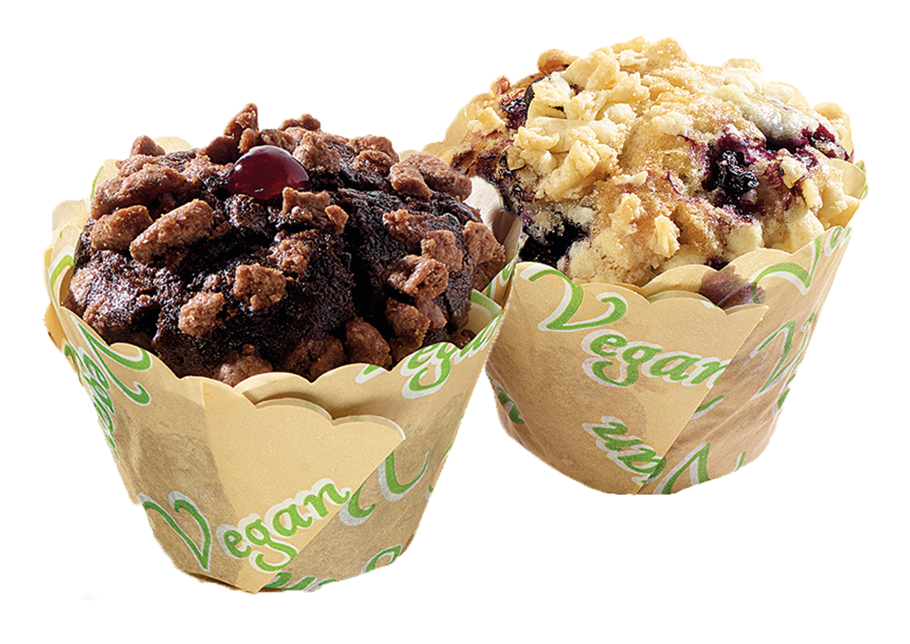 Vegane Muffin Box 2-fach sortiert á 90g