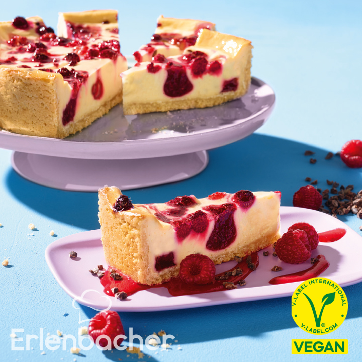 Plant. Creamy Raspb. veg. Cheesecake 1575g