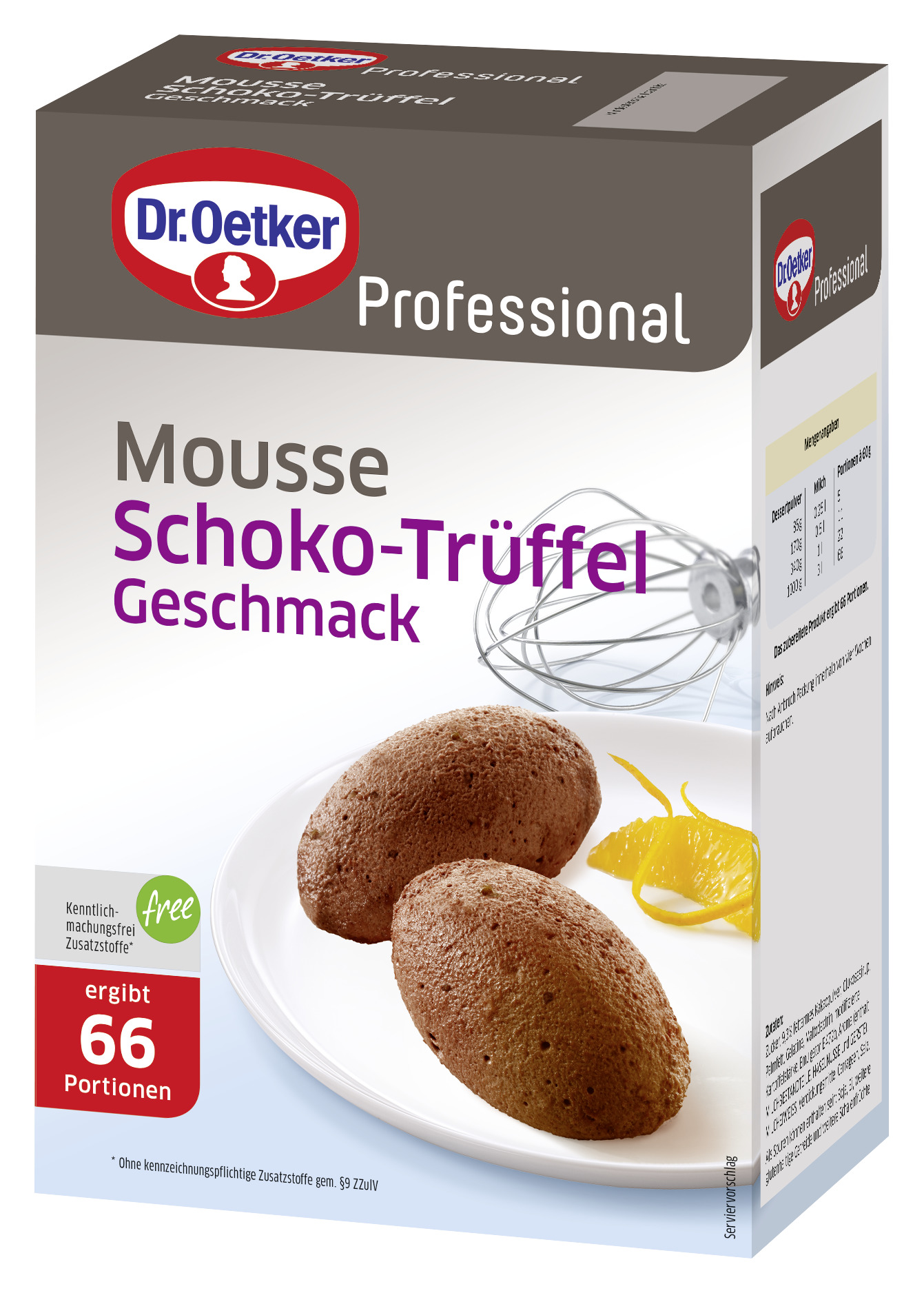 Mousse Schoko-Trüffel Geschmack 1000g