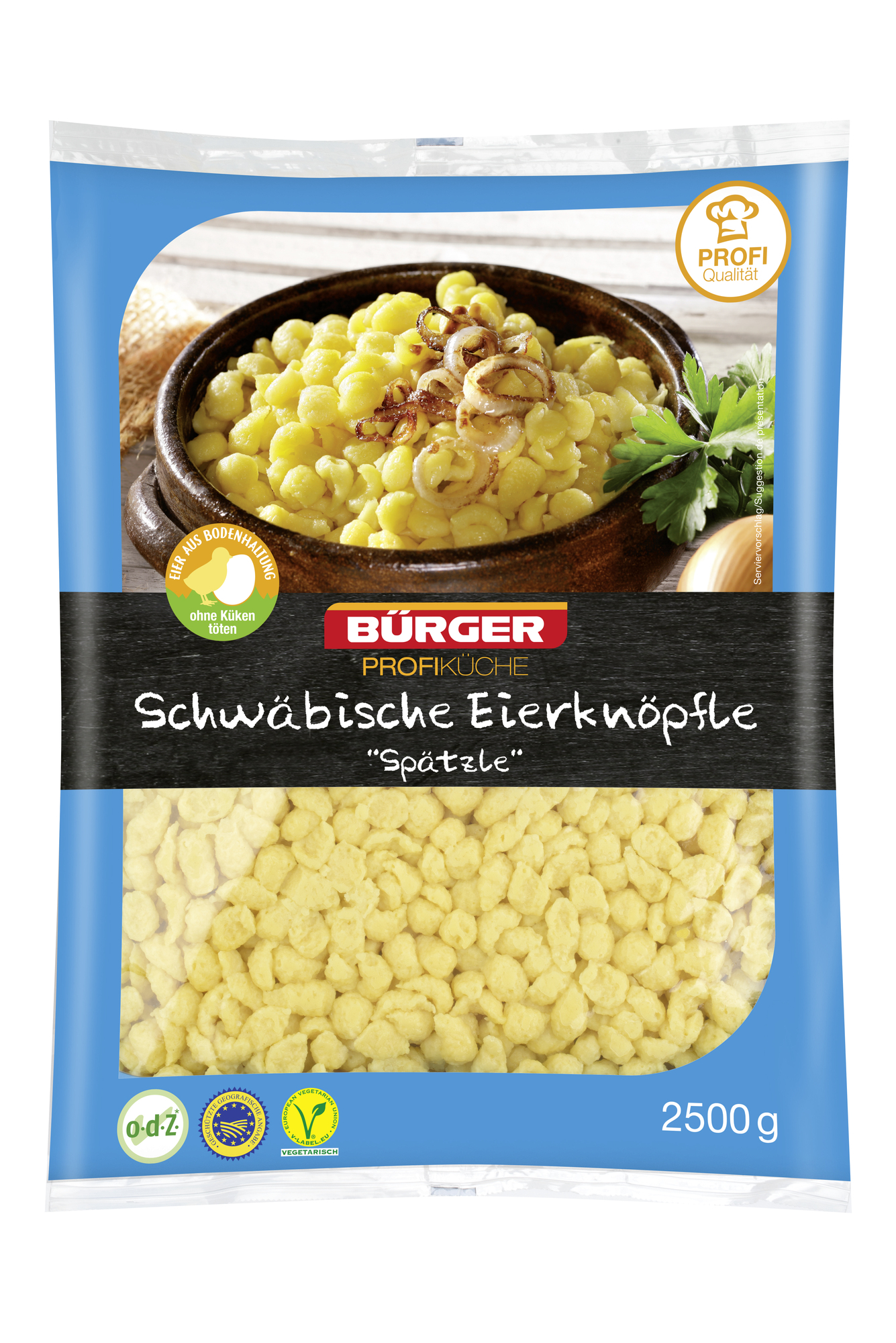 Schwäbische Eierknöpfle g.g.A. 2500g