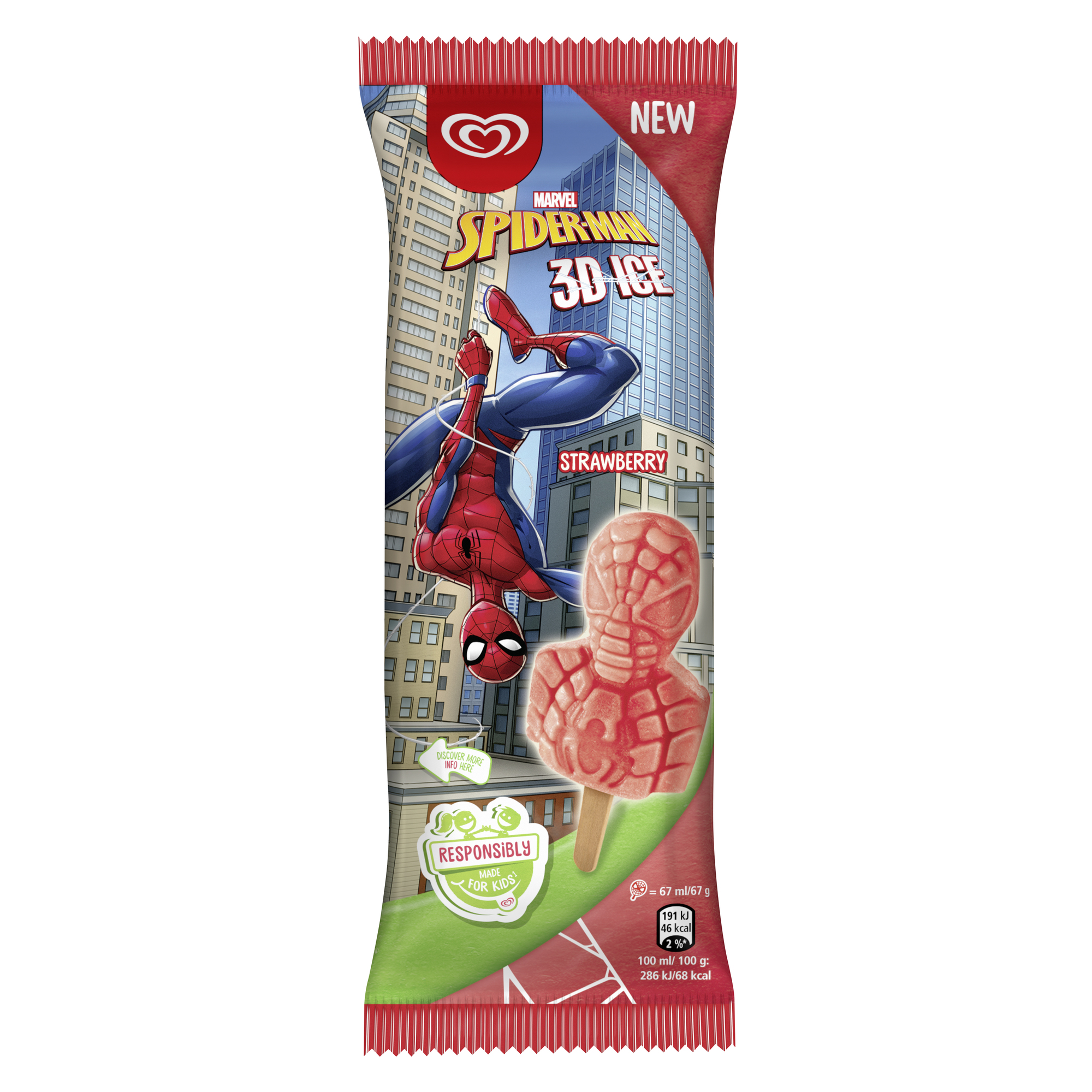 Spiderman 3D Eis 67ml