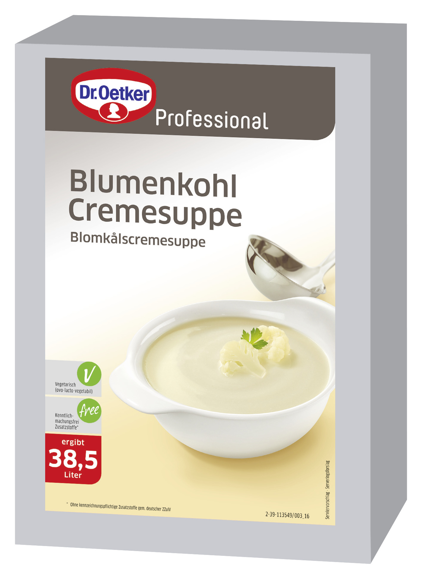 Blumenkohl Cremesuppe 3000g