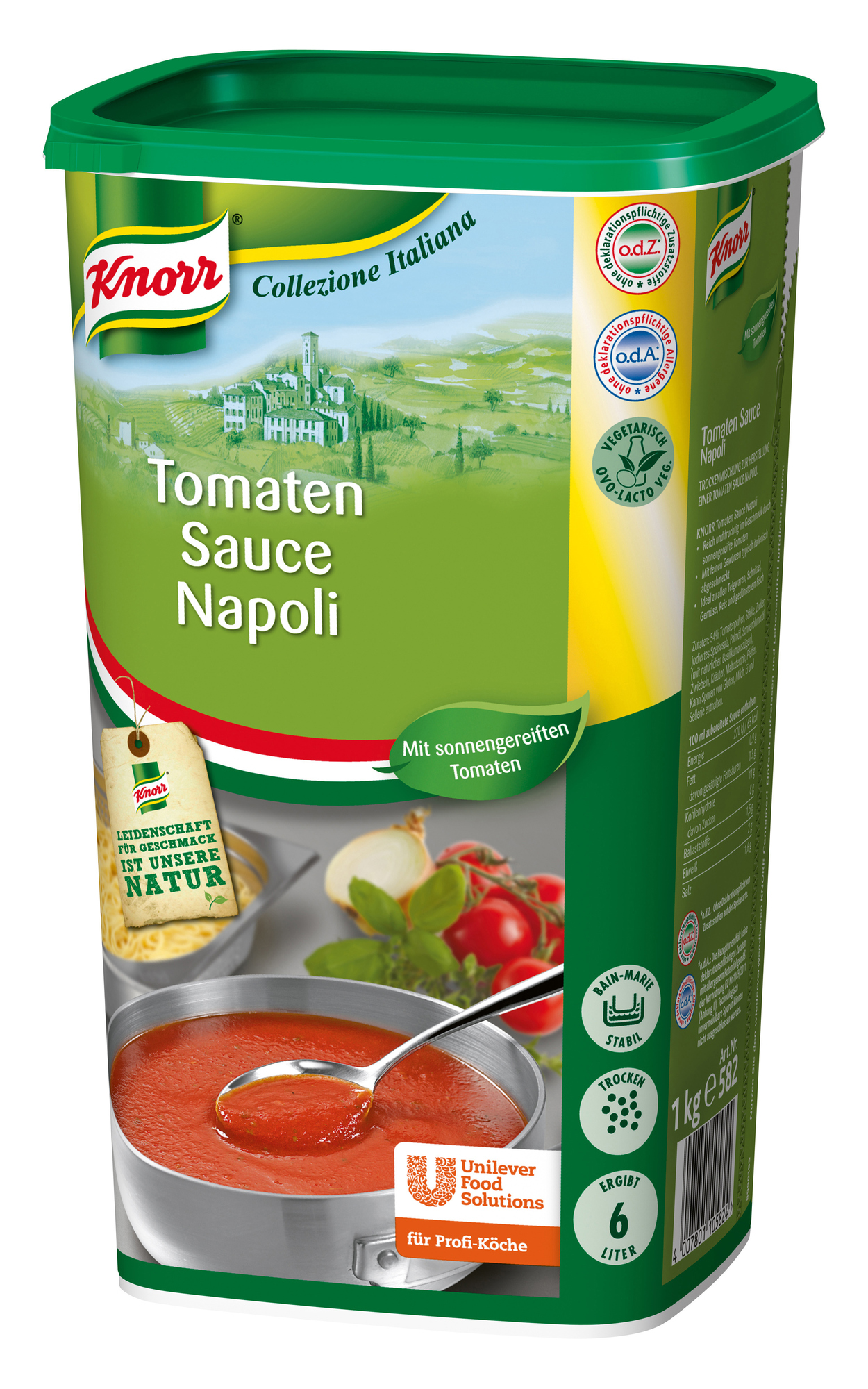 Tomaten-Sauce Napoli 1000g