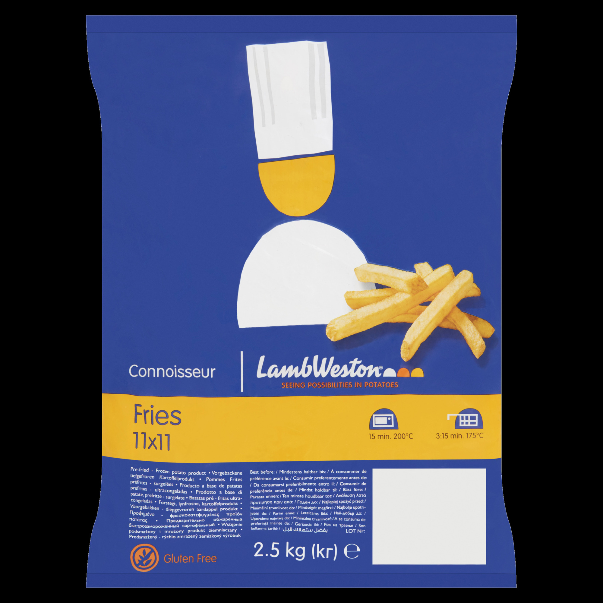 Connoisseur Homestyle Fries 2500g