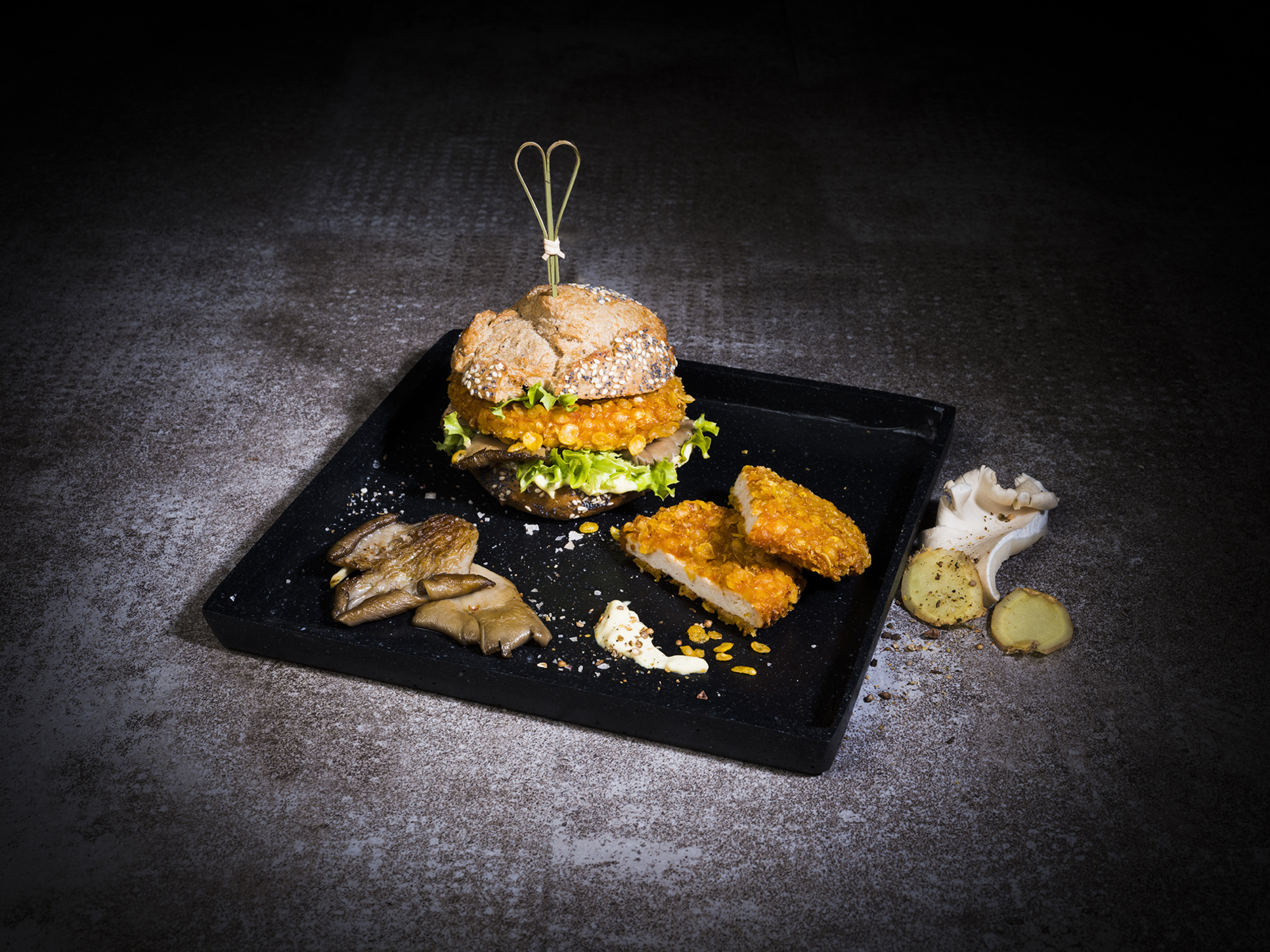 Crunchy Chicken Burger 100g