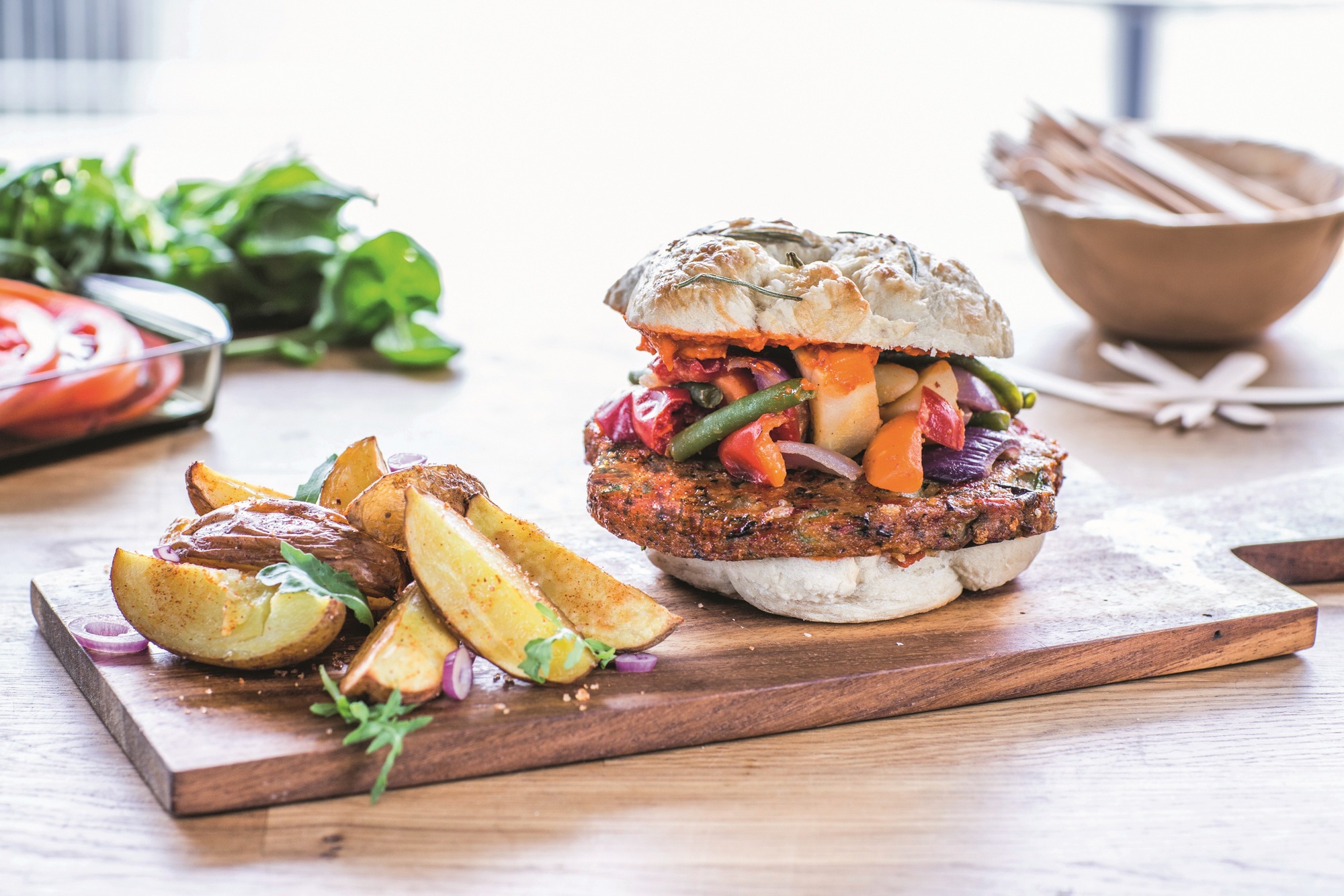 Burgerpatty Grillgemüse 120g