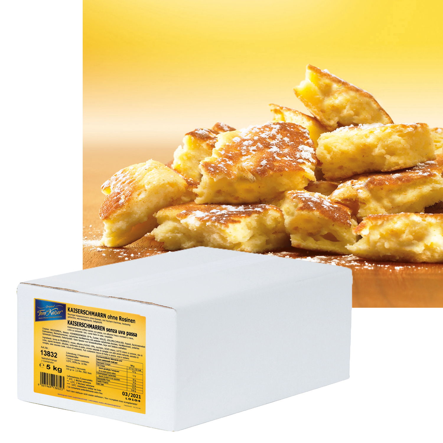 Kaiserschmarrn ohne Rosinen 5000g