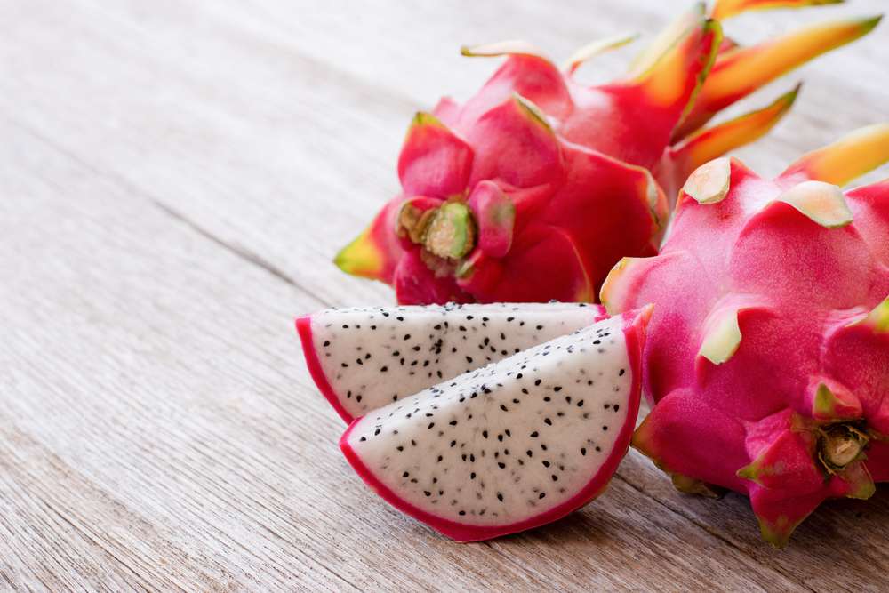 Pitahaya rot/weiss 4er