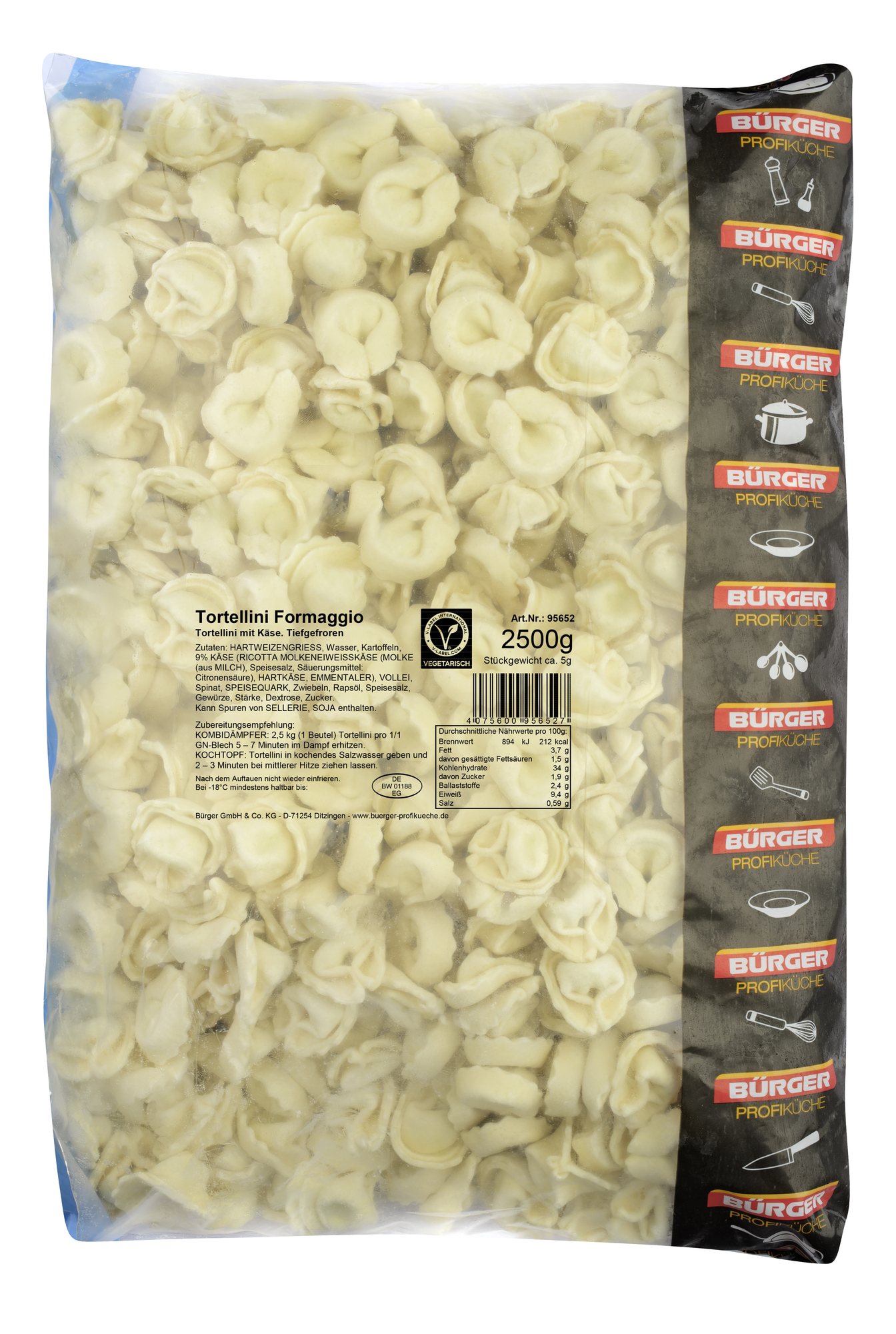 Tortellini Formaggio 2500g