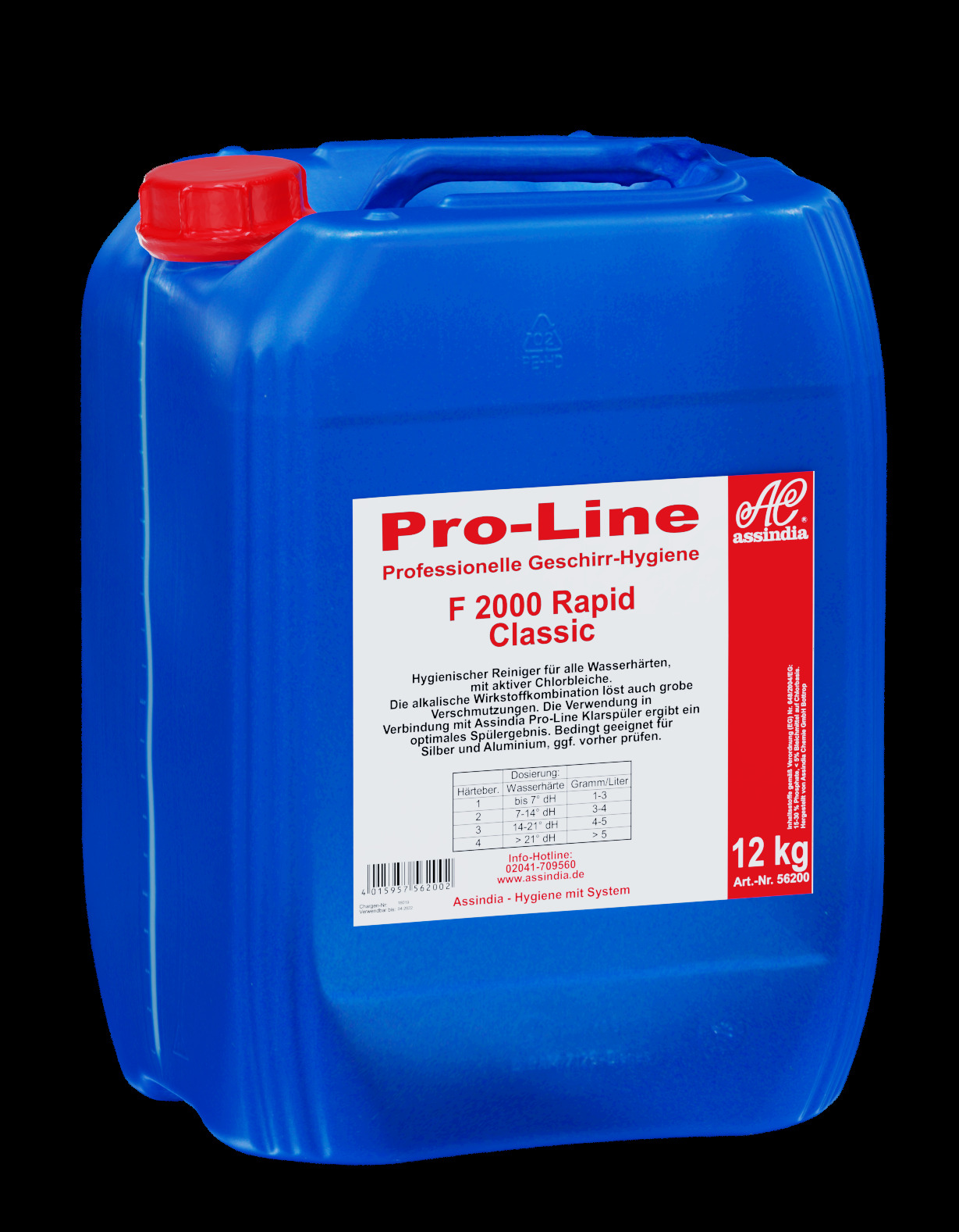 Pro Line Professionelle Geschirspül-Hygiene F 2000 Rapid Classic 12kg