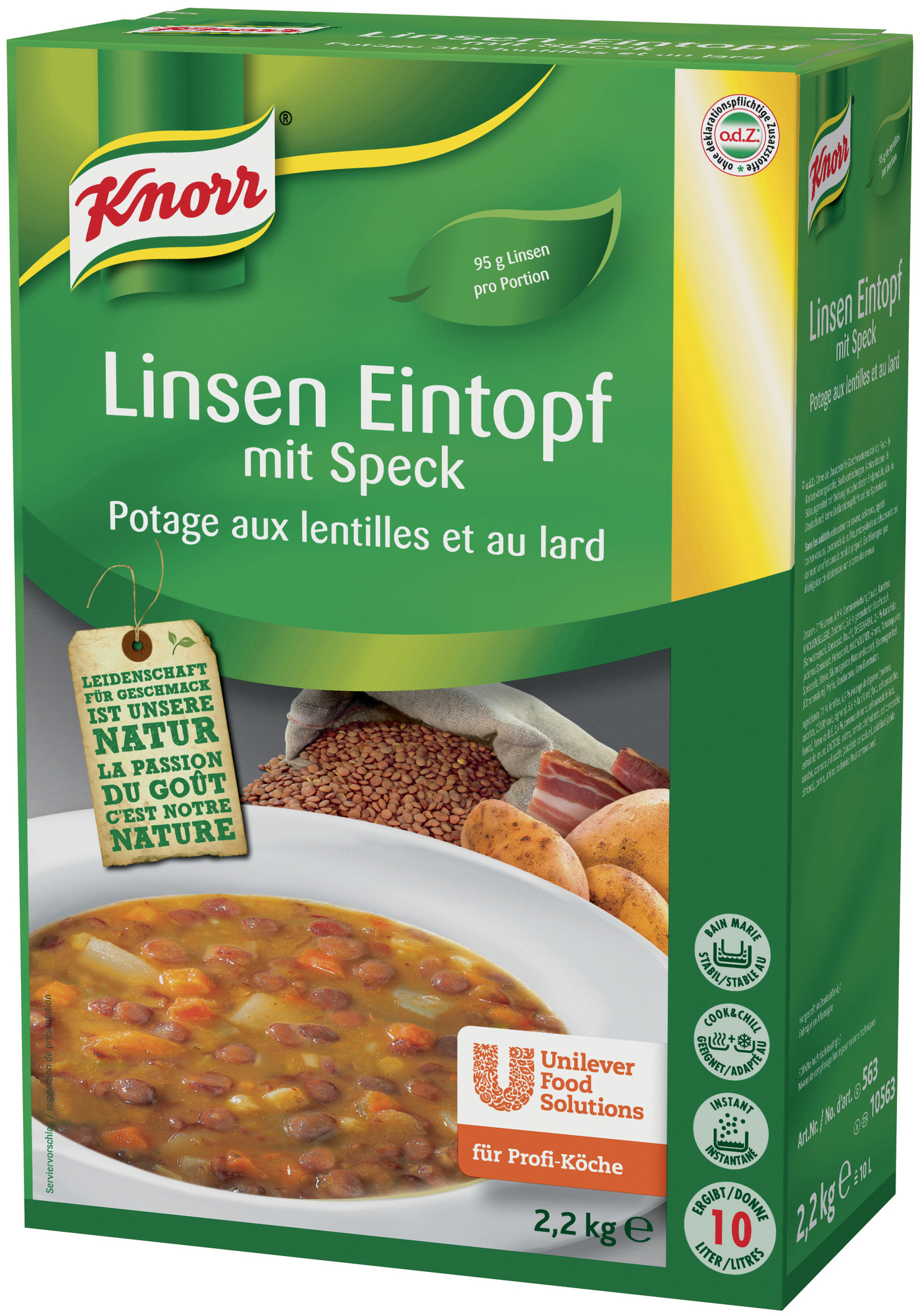 Linsen Eintopf mit Speck 2200g