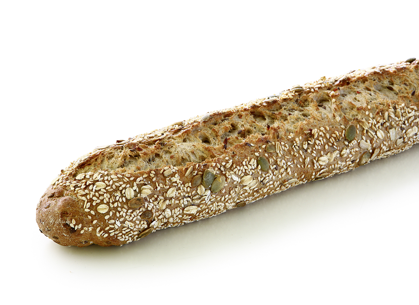 Baguette mit Urgetreide, Saaten und Karotten 320g