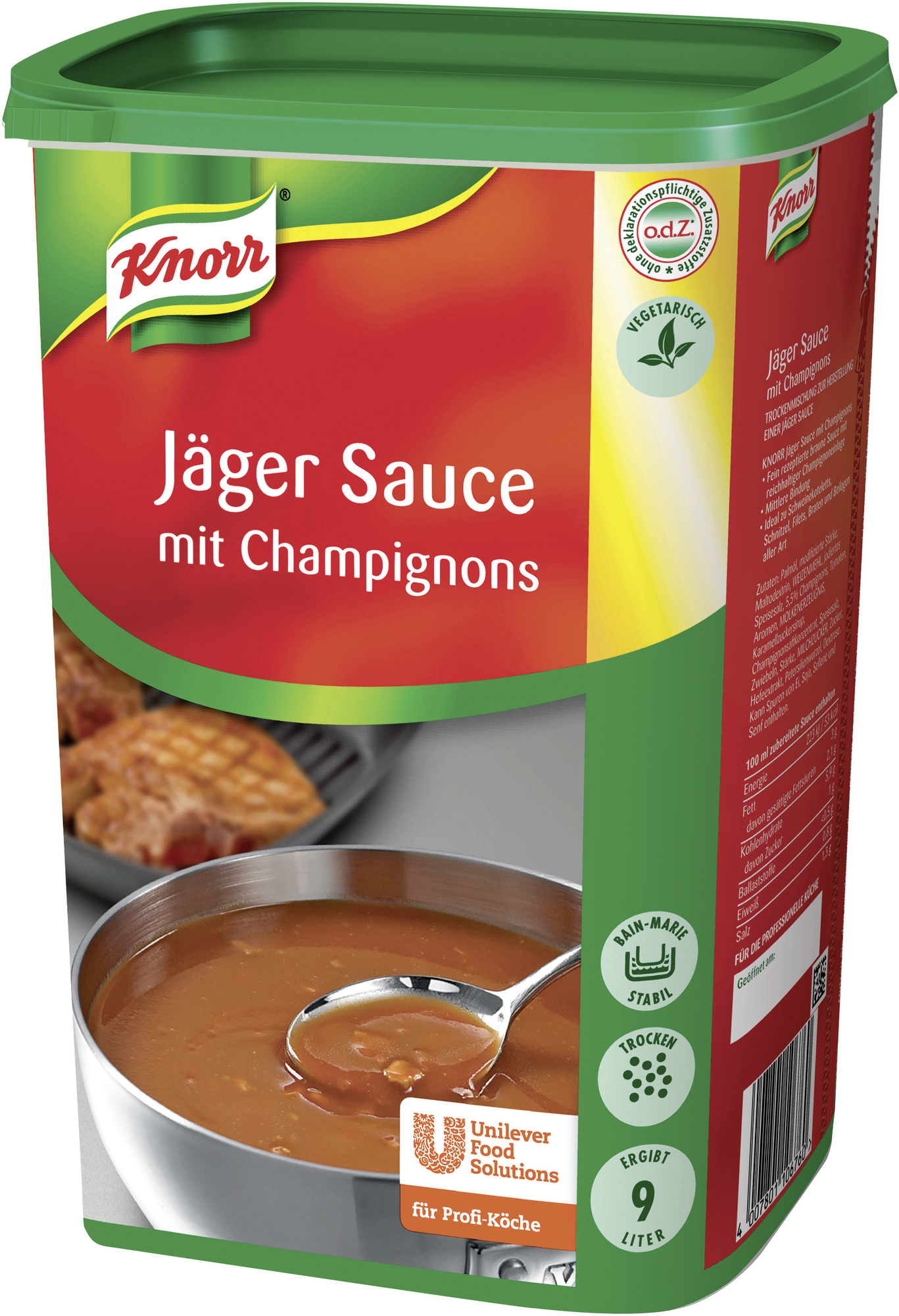 Jägersauce mit Champignons 1000g