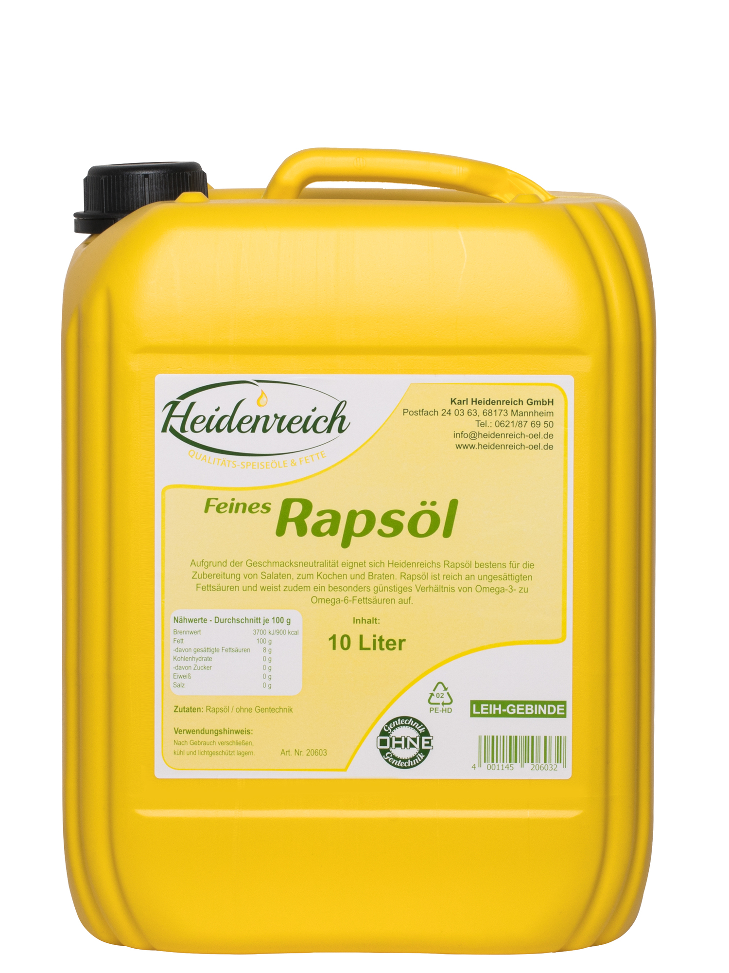 Rapsöl 10ltr