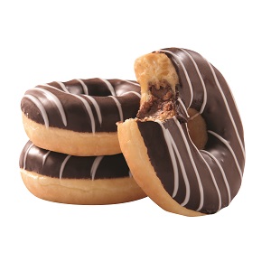 Donut mit Kakao-Haselnussfüllung gefüllt 70g