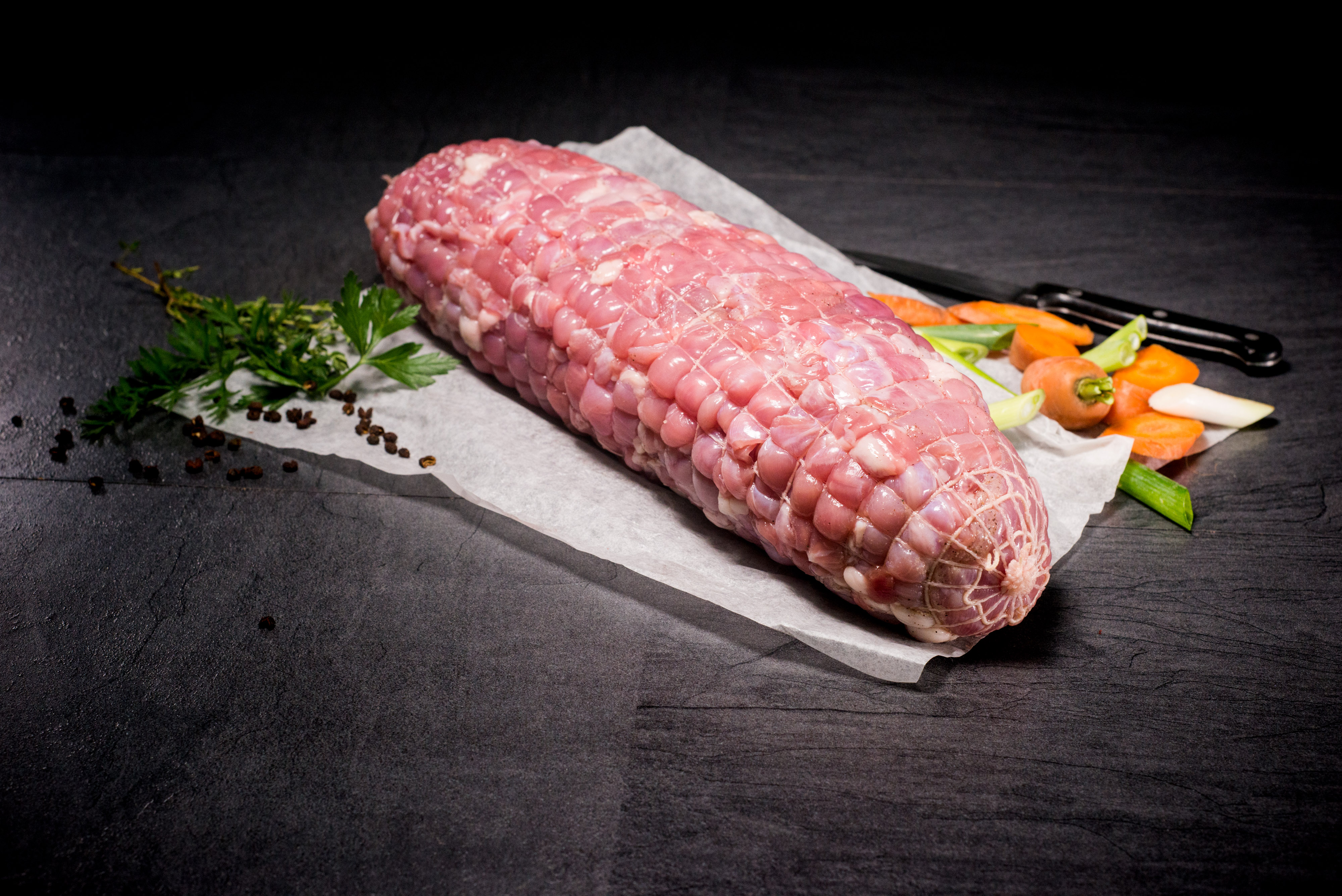 Hauskaninchen-Rollbraten 2000g