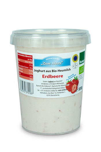 BIO Obersöcheringer Heumilch Erdbeerjoghurt 500g