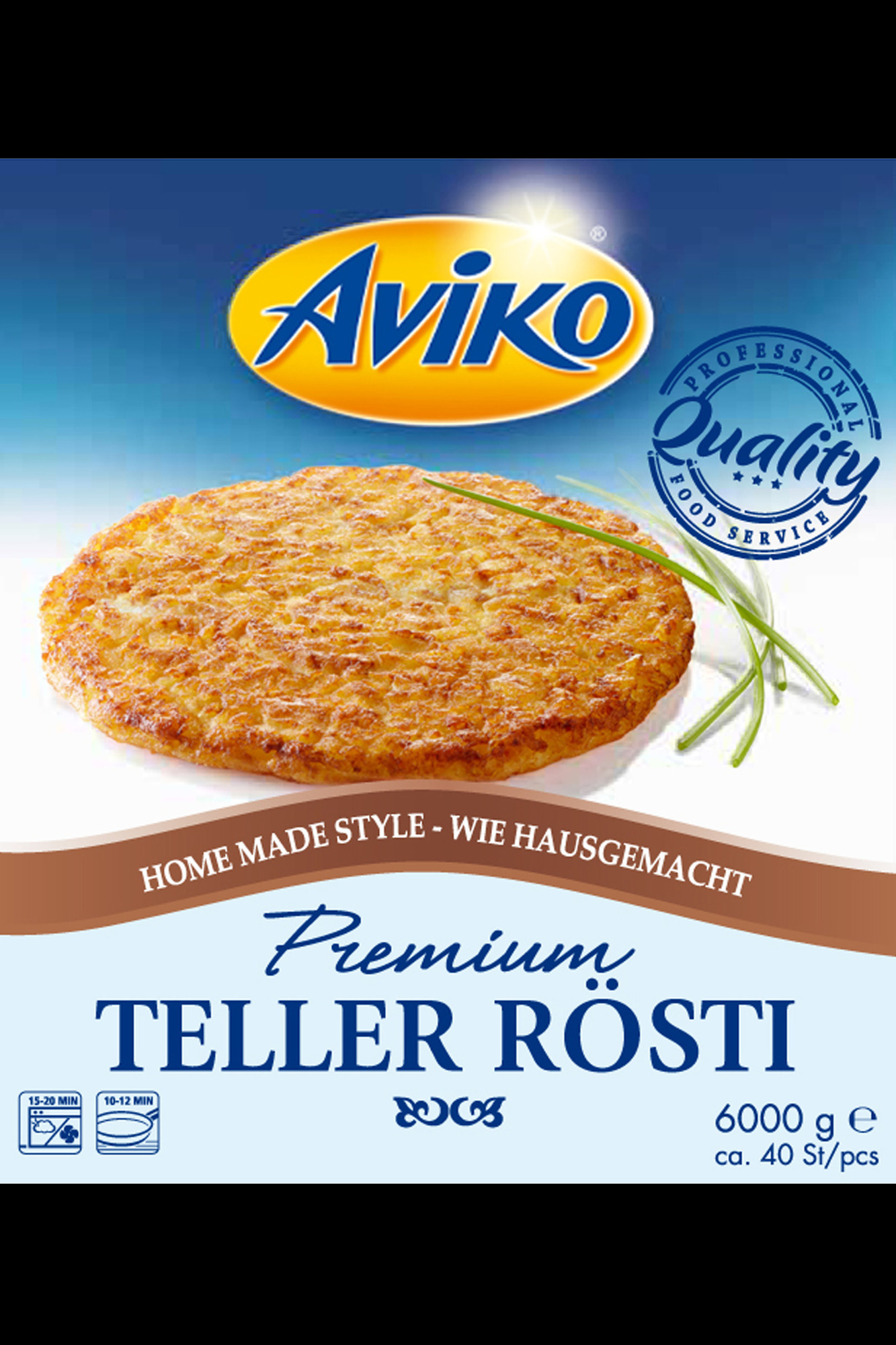 Premium Teller Rösti 150g, 6000g