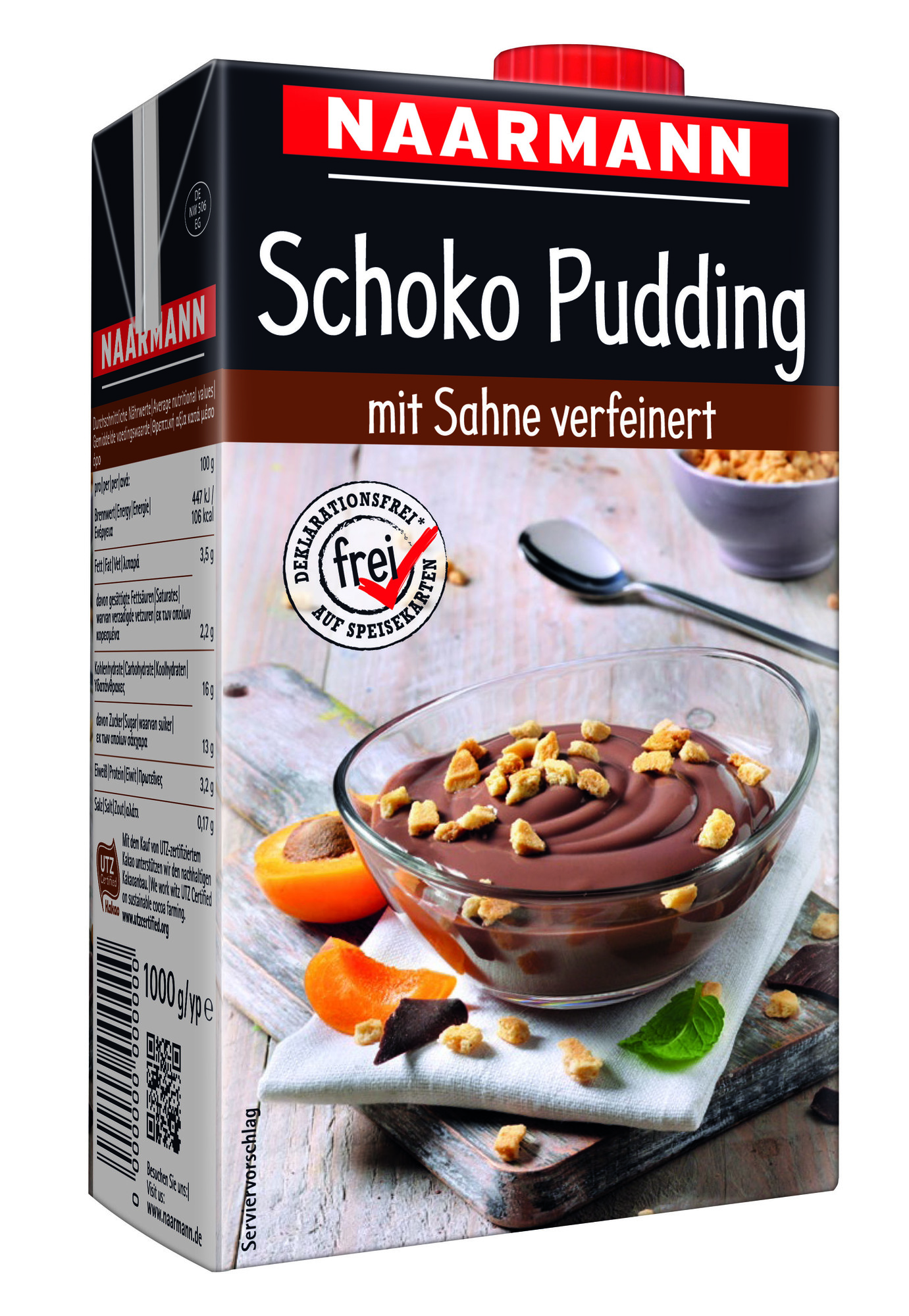 Pudding Schoko 3,5 % Fett 1000g