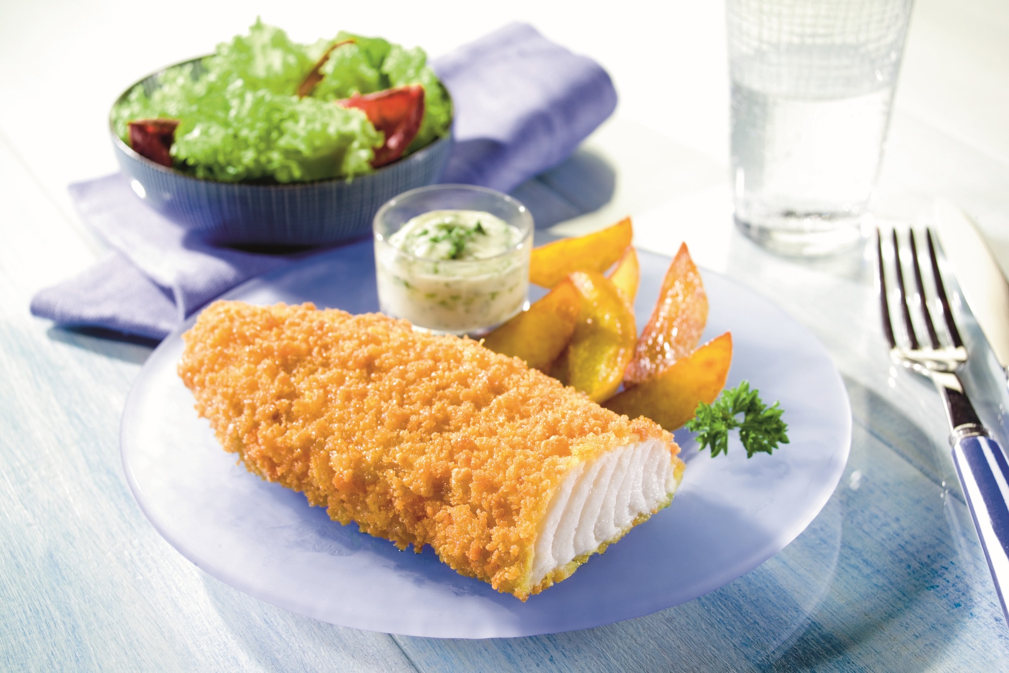 MSC Alaska-Seelachs Portionsfilet mit Knusperpanade 150g