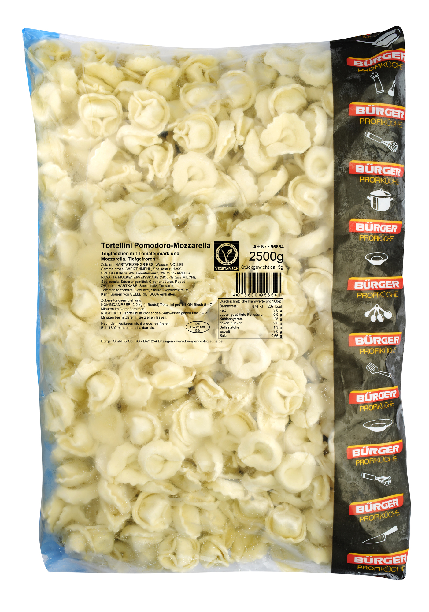 Tortellini Pomodoro Mozzarella 2500g