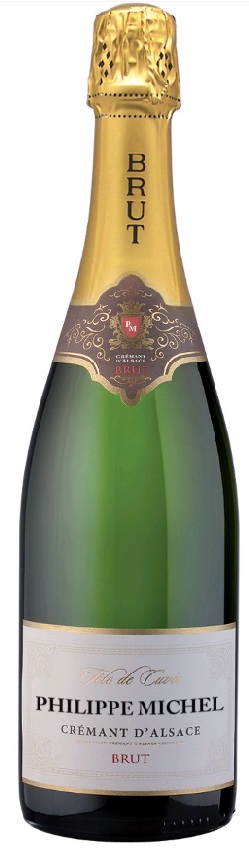 Phillipe Michel Crémant d'Alsace Brut, 0,75Ltr