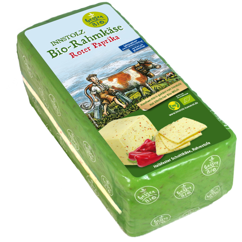 BIO Rahmkäse Paprika mind. 50% Fett i.Tr. ca. 2700g
