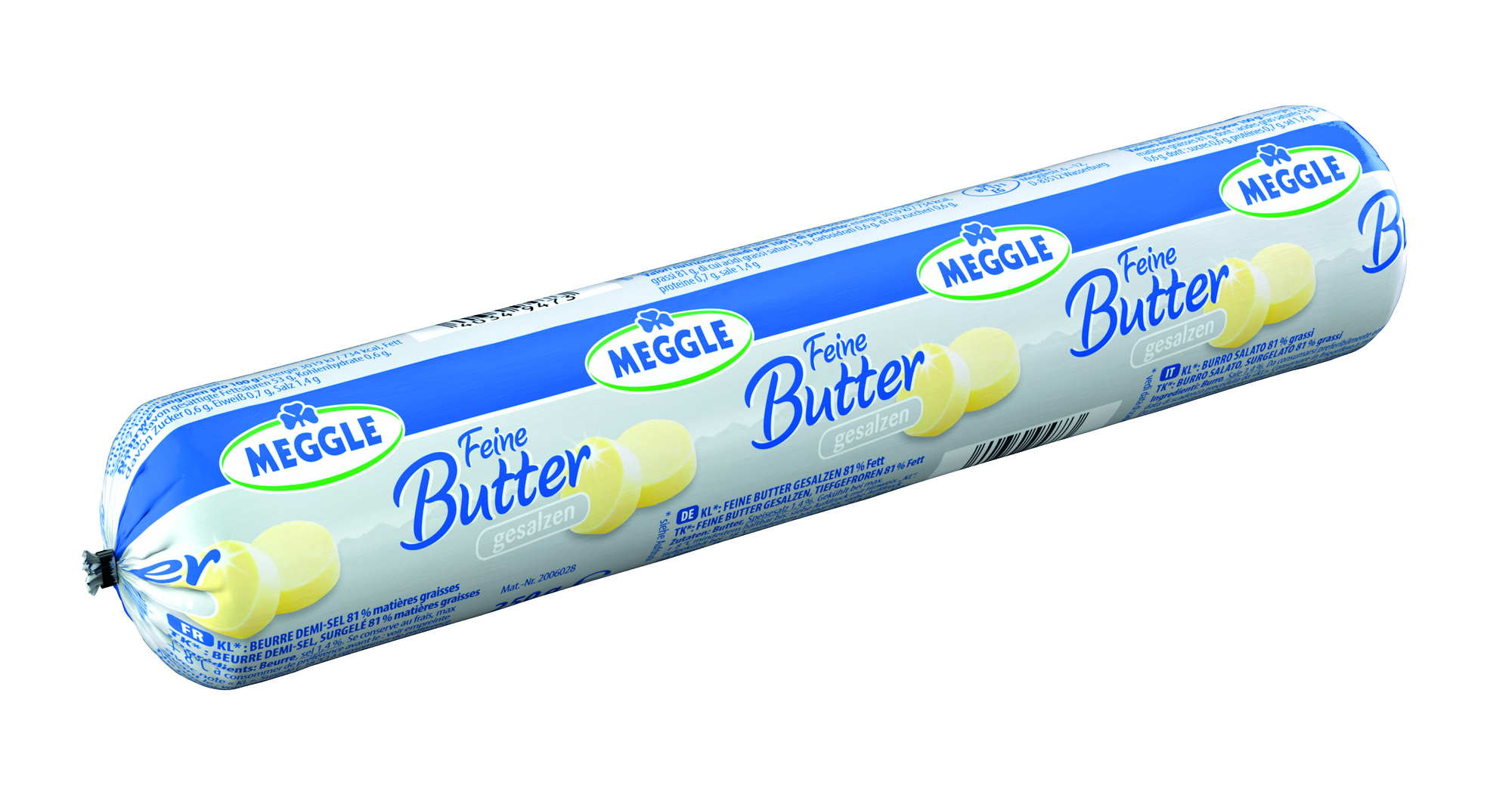 Kleeblattbutter Rolle gesalzen 250g