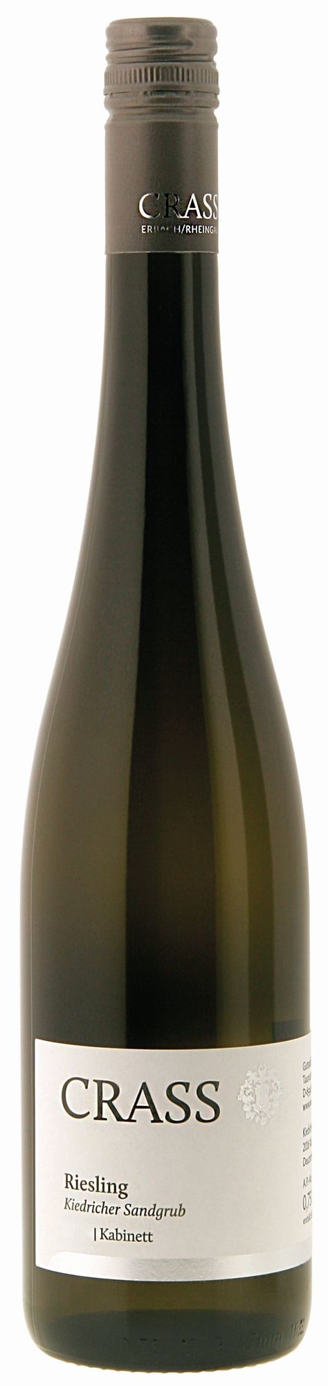 Weingut Crass Kiedricher Sandgrub Riesling Kabinett, 0,75Ltr