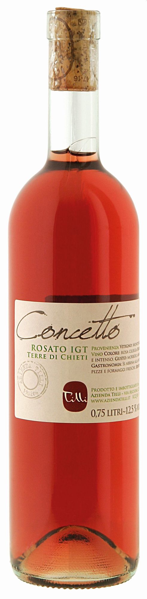 Azienda Tilli Concetto Rosato Terre di Chieti, 0,75Ltr