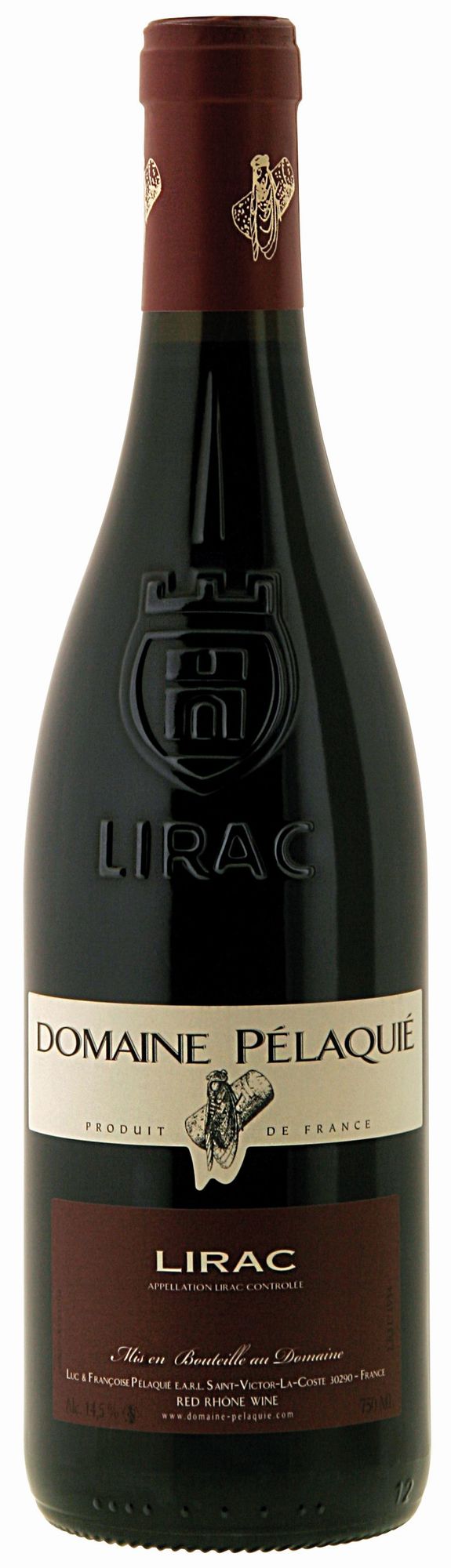 Pelaquié Lirac Rouge, 0,75Ltr