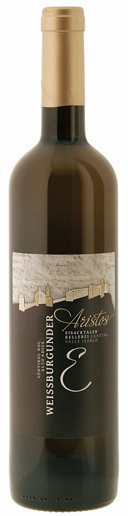 Eisacktaler Kellerei Aristos Weißburgunder Alto Adige, 0,75Ltr