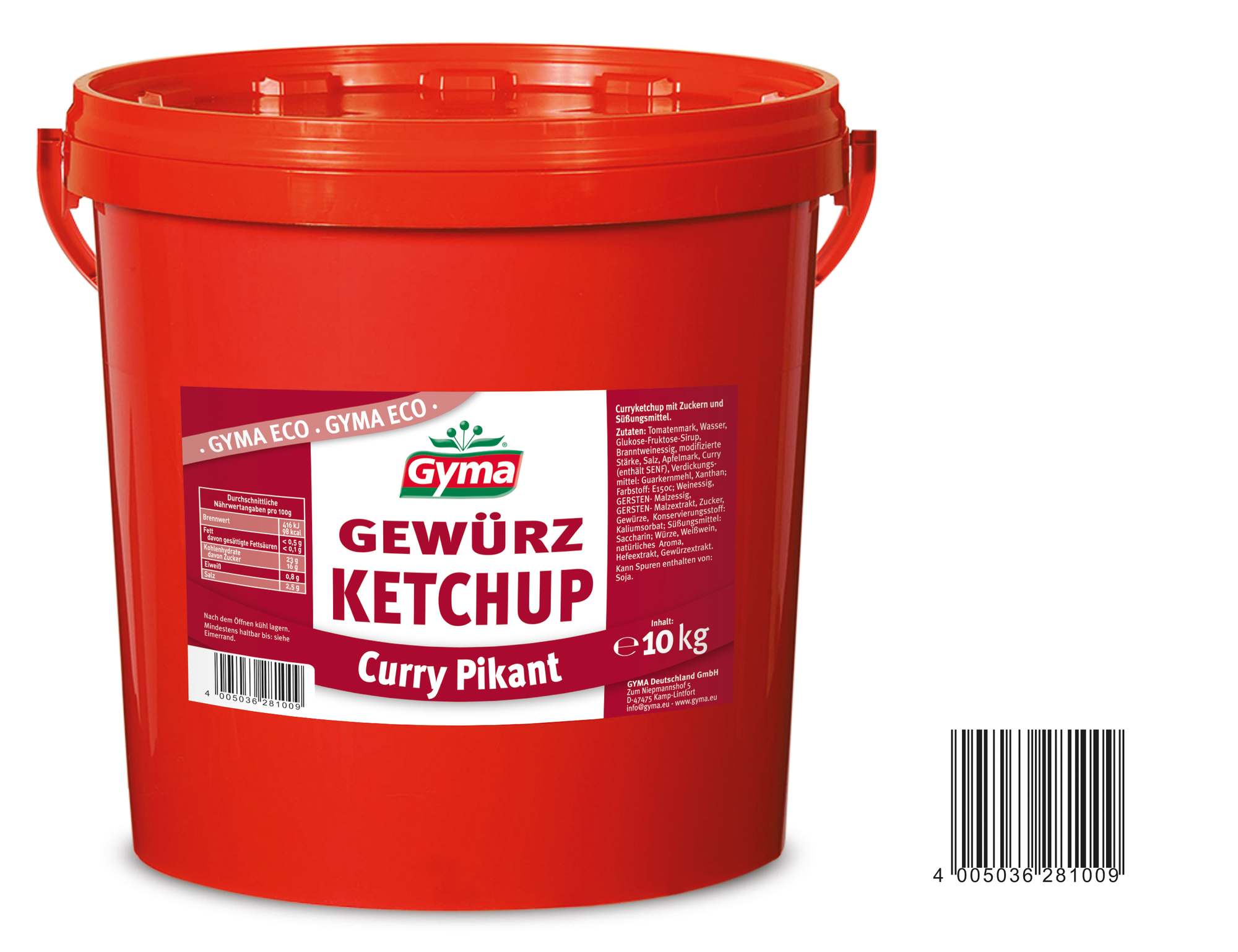 Eco Curryketchup (Pikant) 10kg