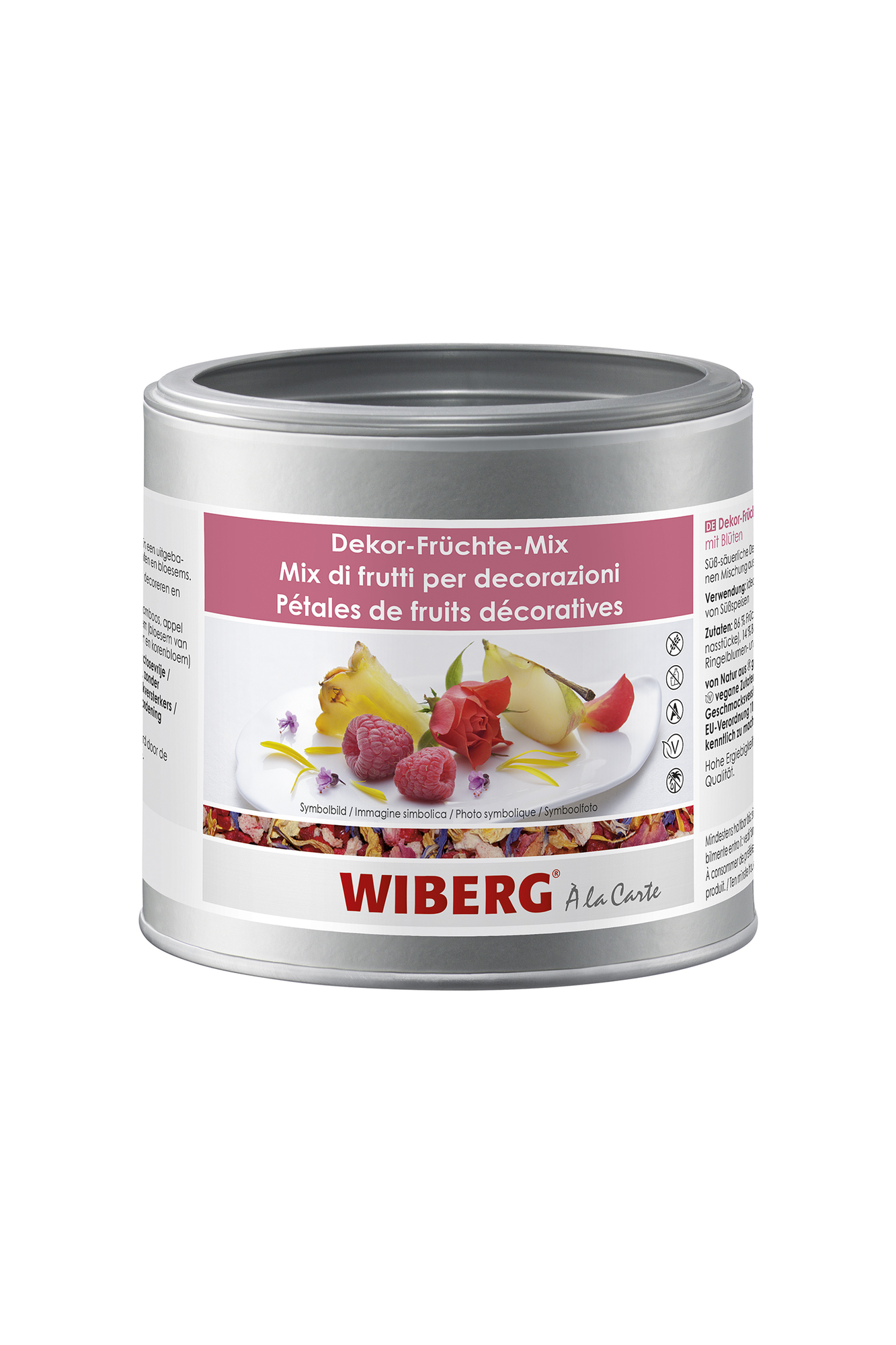 Dekor-Früchte-Mix mit Blüten 60g