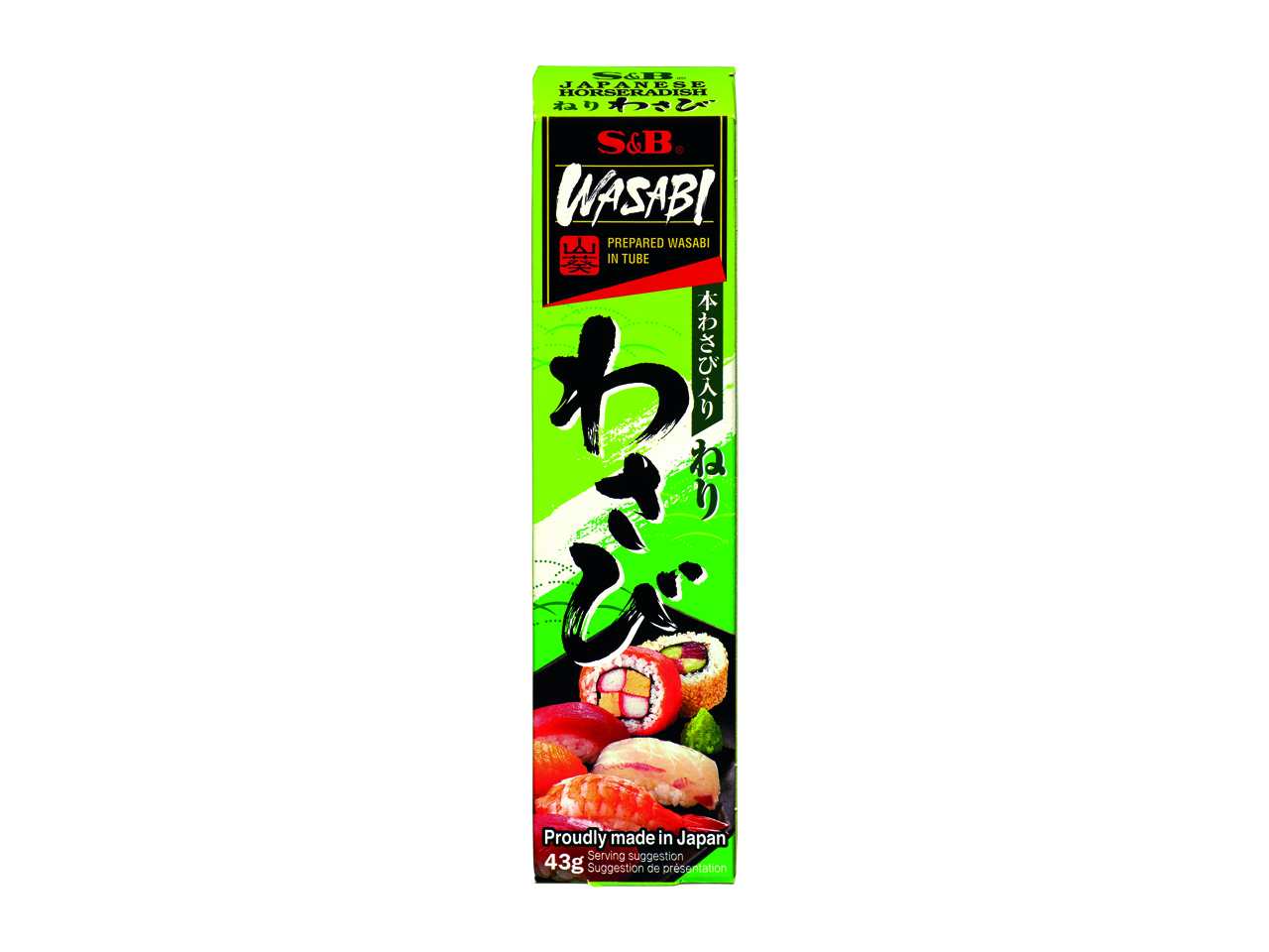 Meerrettichpaste mit Wasabi Japonic 43g