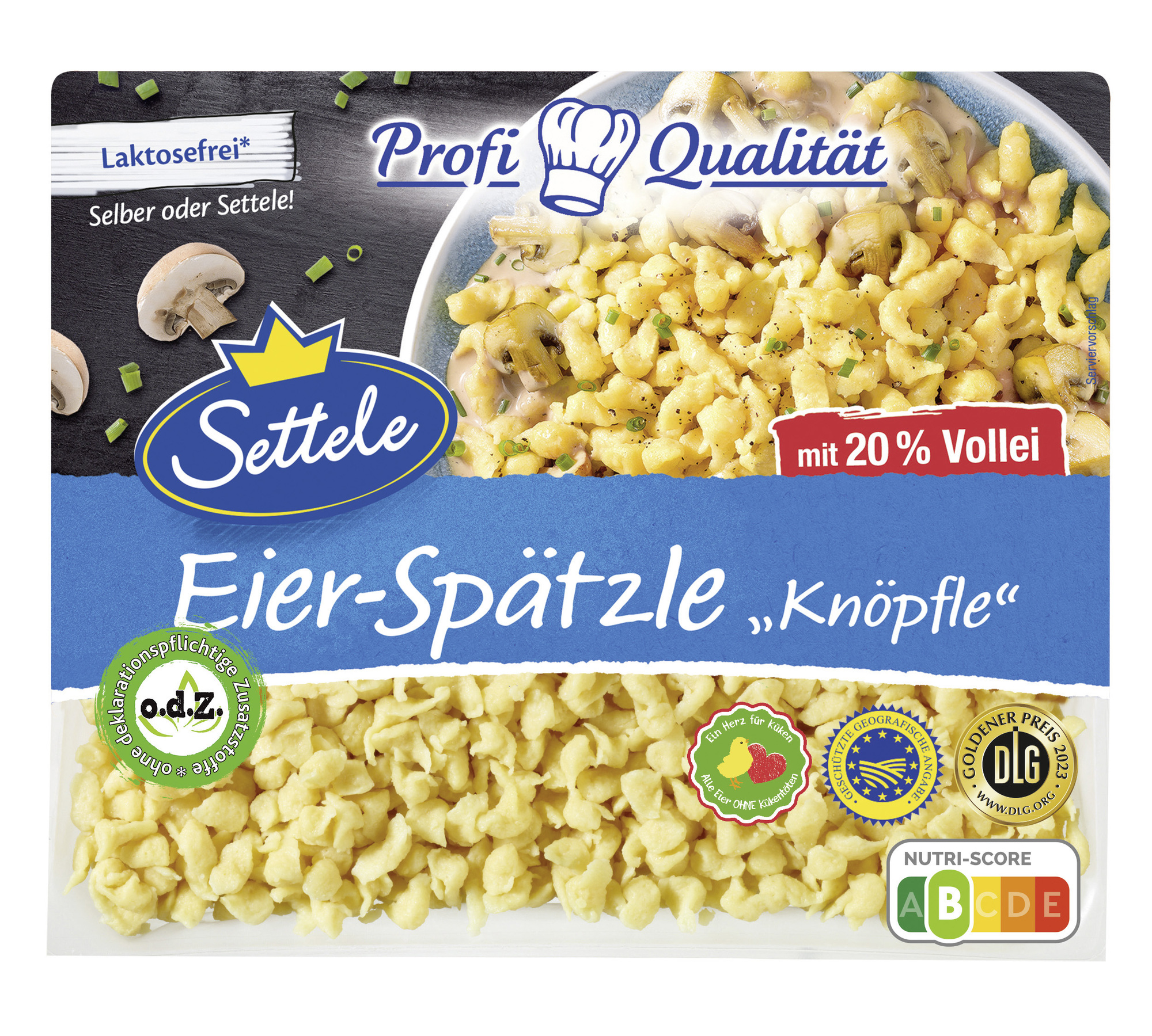 Eier-Spätzle Knöpfle 2500g