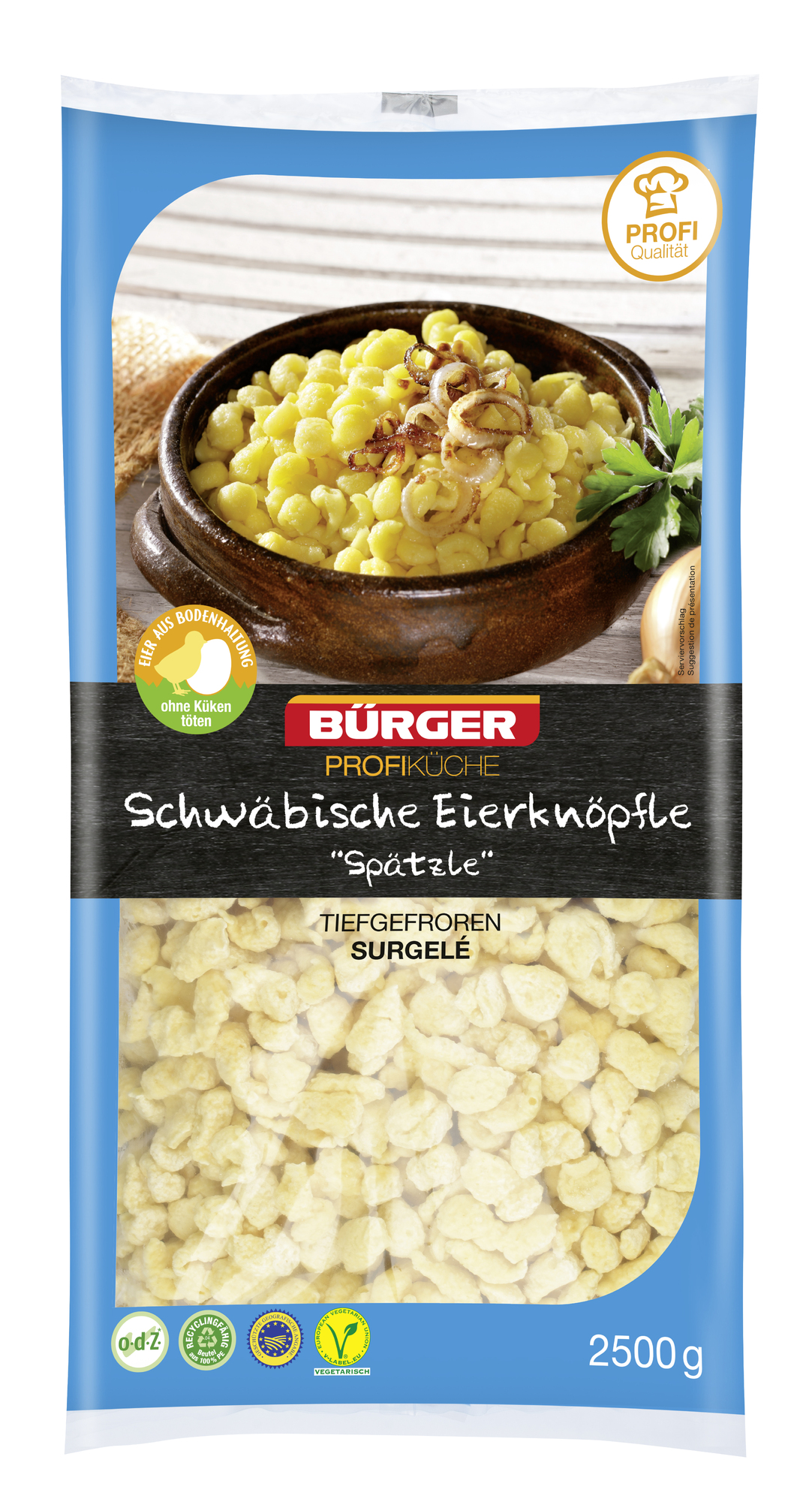 Schwäbische Eierknöpfle g.g.A. 2500g