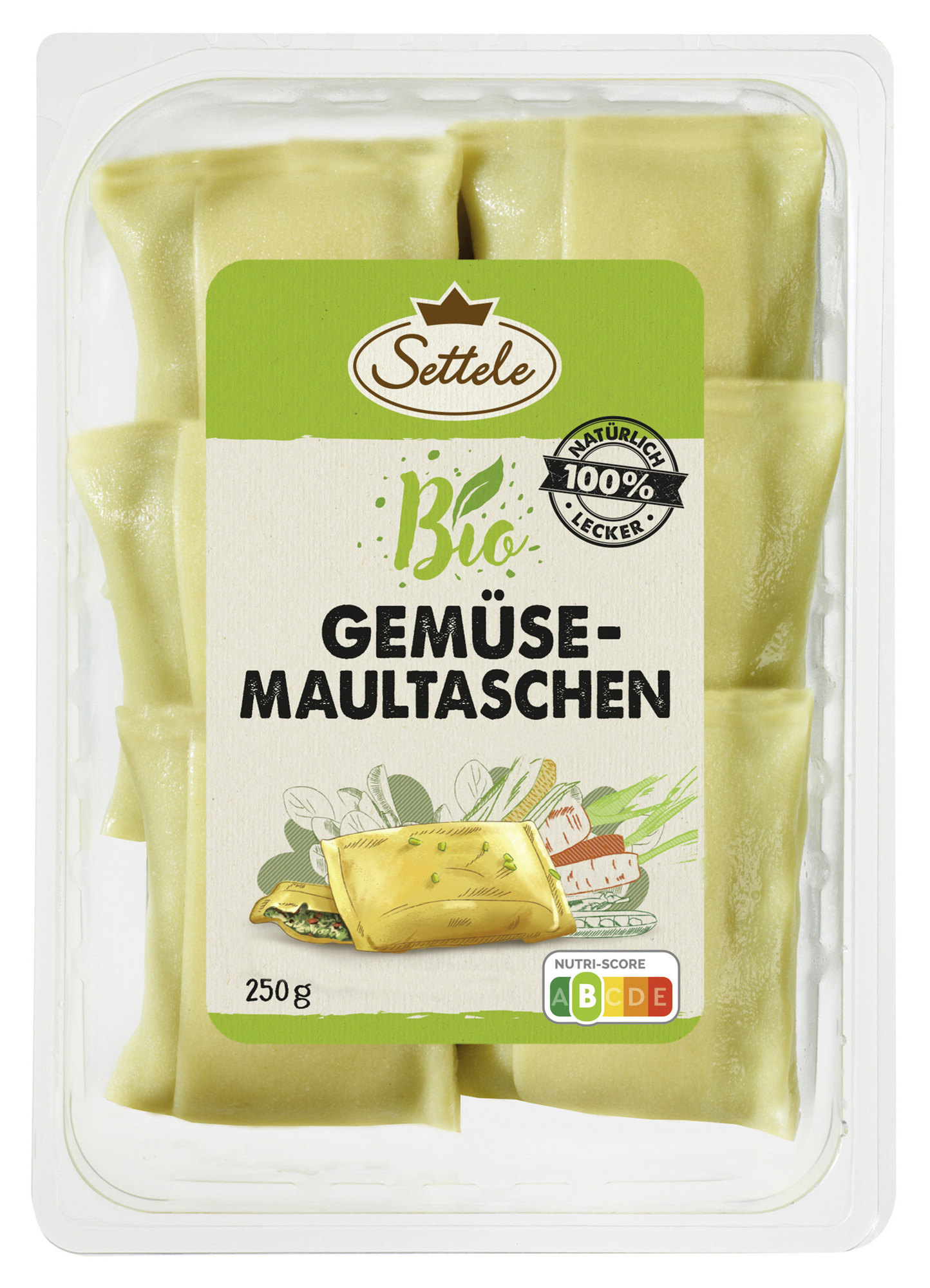 BIO Gemüse-Maultaschen 250g