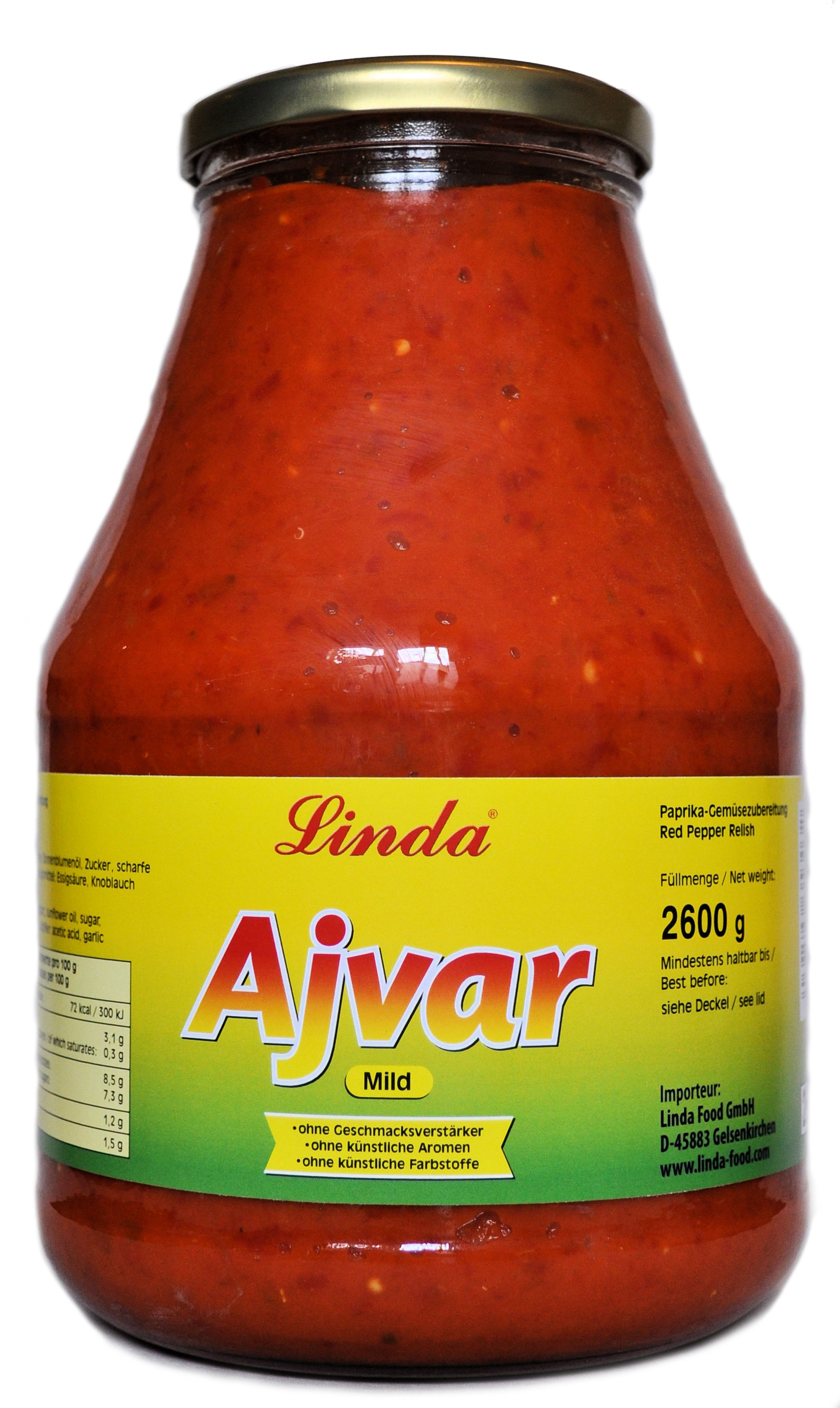 Ajvar Paprika-Gemüsezubereitung 2650ml