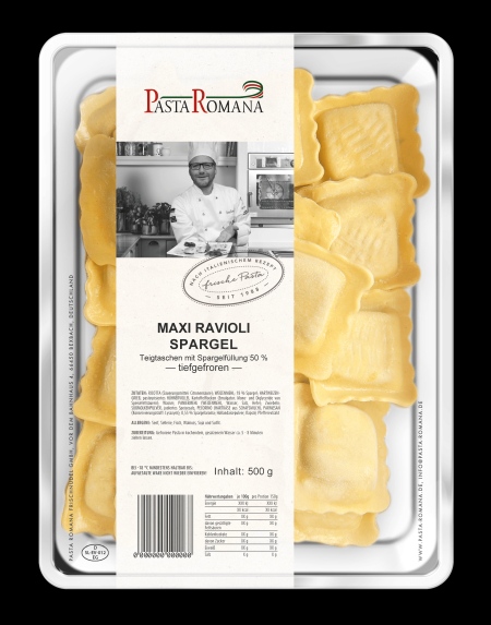 Maxi Ravioli mit Spargelfüllung 500g