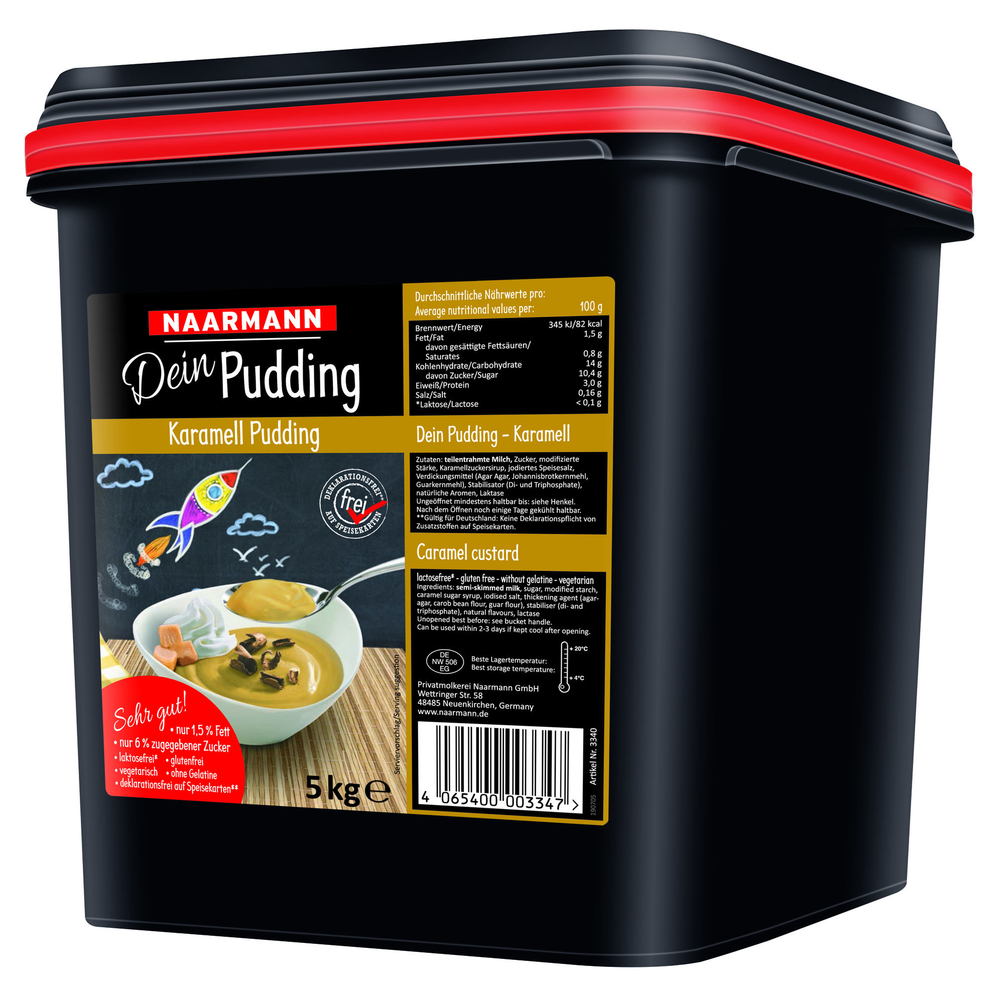 Naarmann Karamell-Pudding 5000g