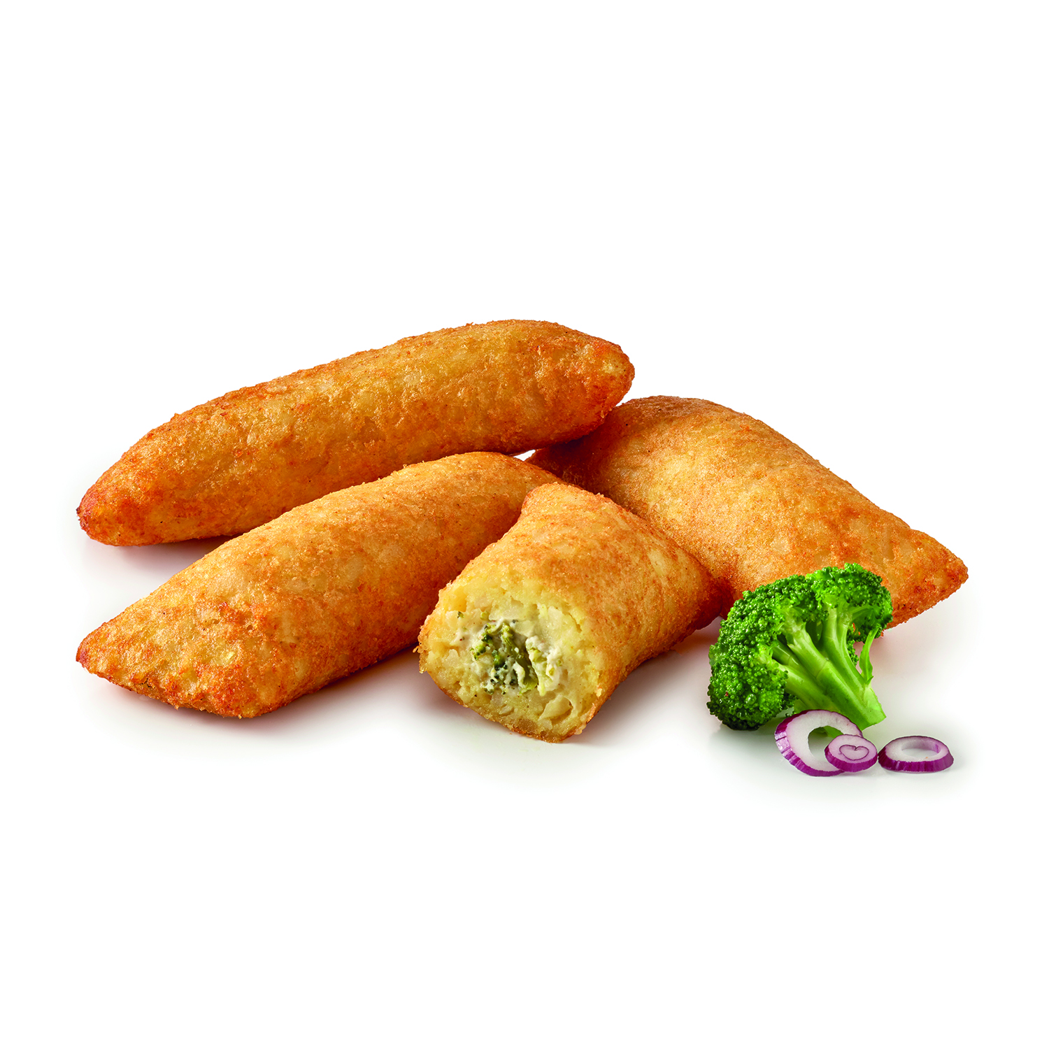 Kartoffel-Taschen Frischkäse/Broccoli 75g, 2500g