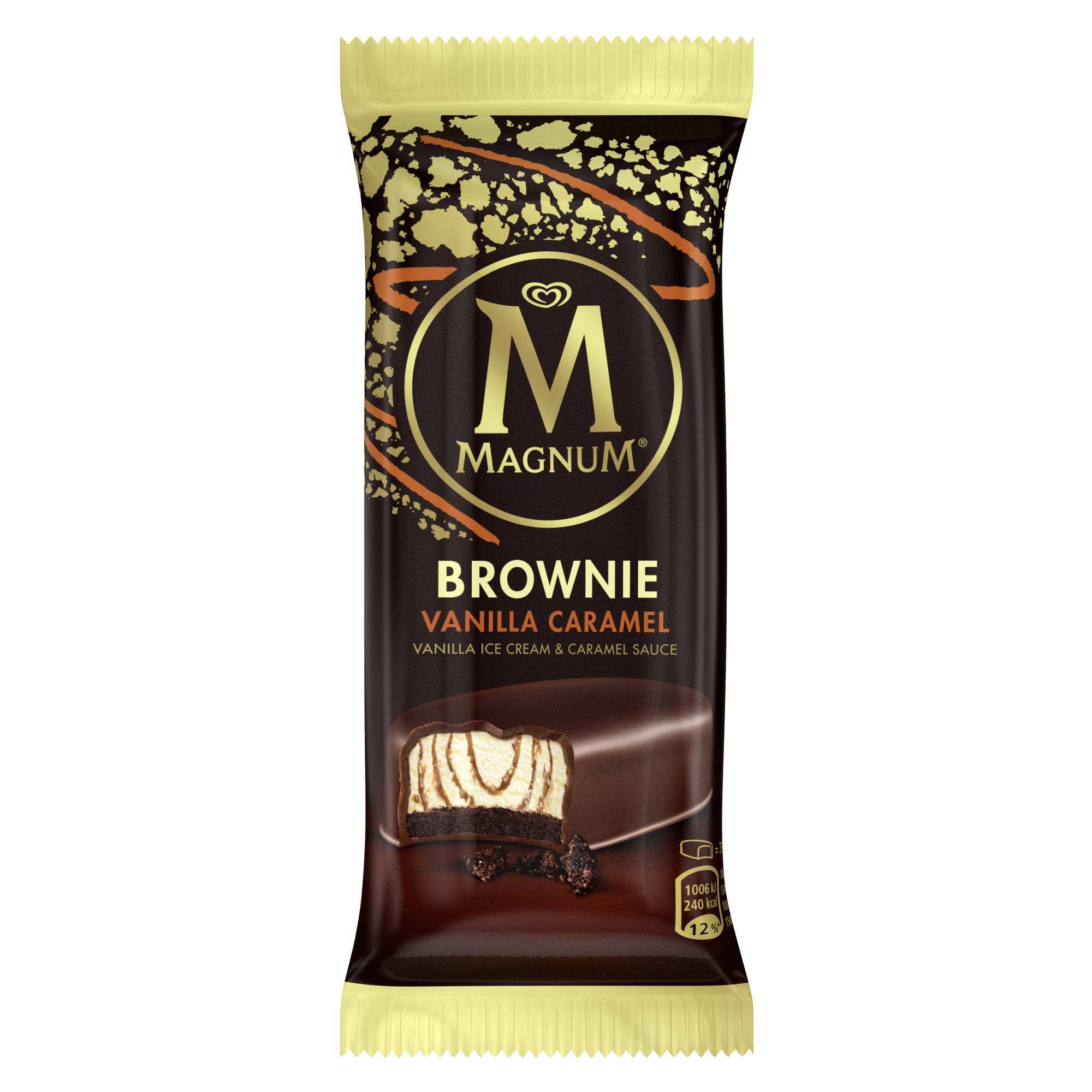 Magnum Brownie Vanilla Caramell Eis 75ml